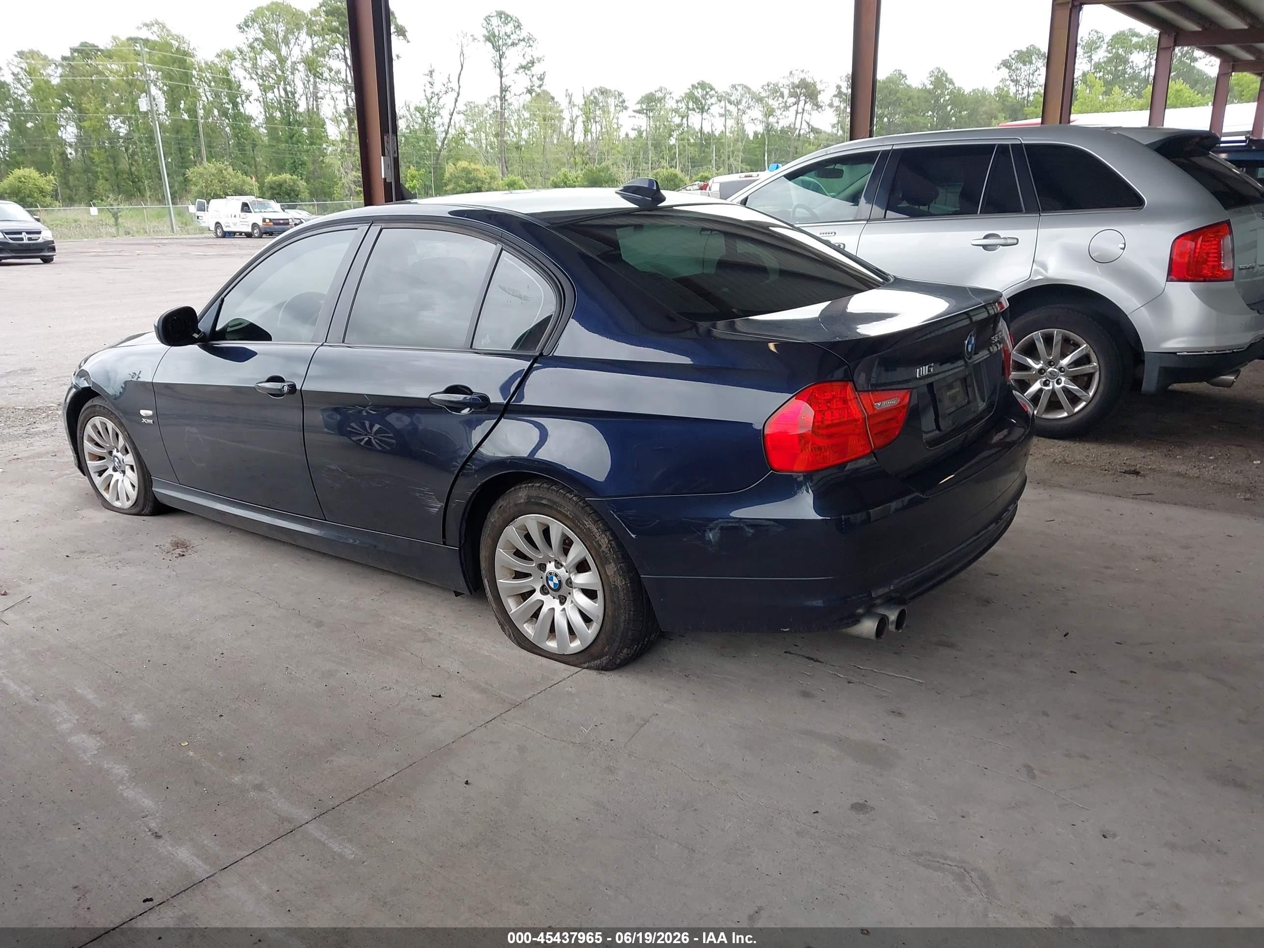 2009 Bmw 328i Xdrive Blue vin: WBAPK73519A452410