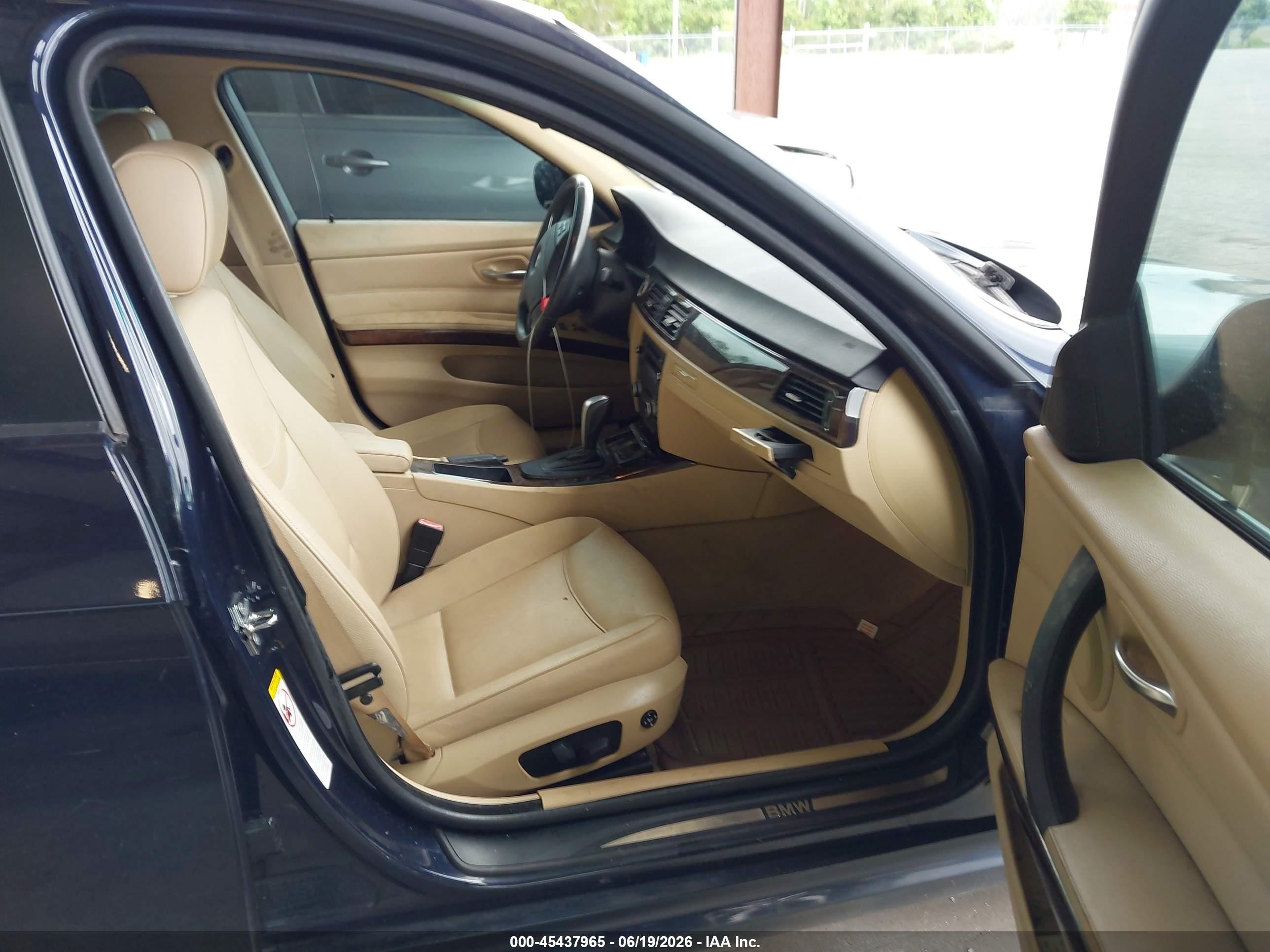 2009 Bmw 328i Xdrive Blue vin: WBAPK73519A452410