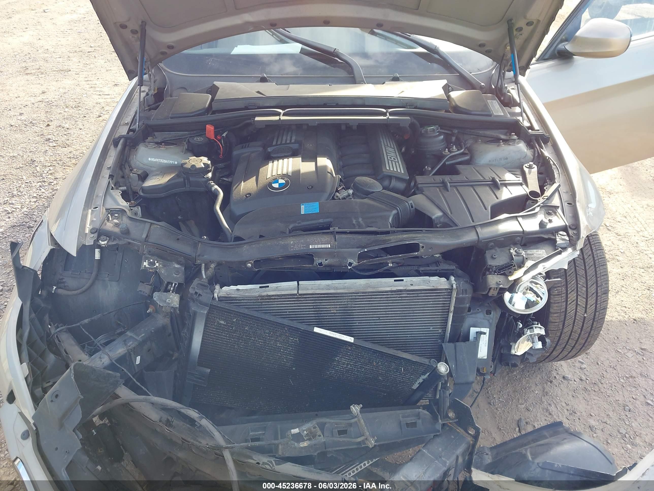 2009 Bmw 328i Xdrive Бежевый vin: WBAPK73529A451914