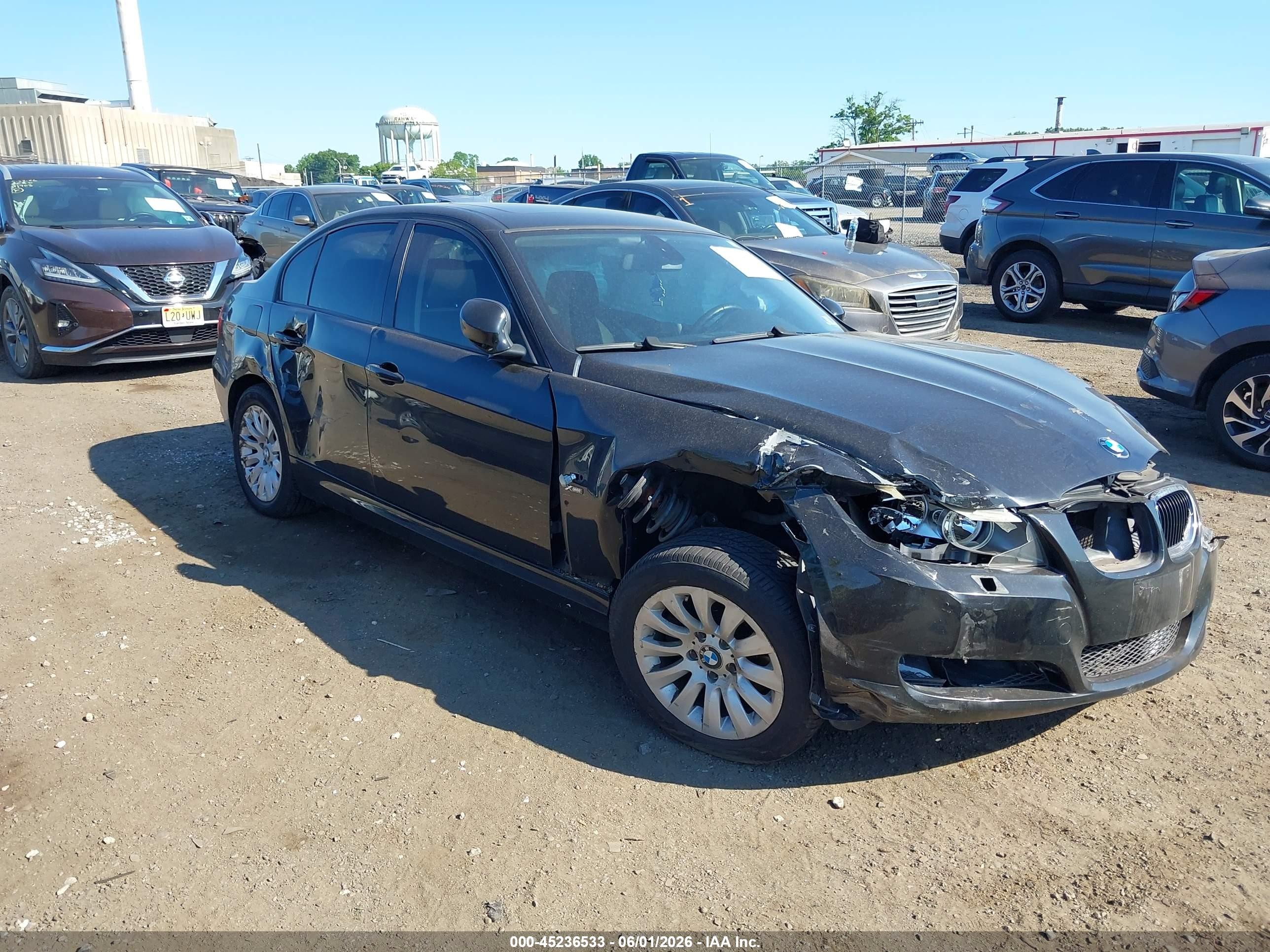 2009 Bmw 328i Xdrive Black vin: WBAPK73539A453641