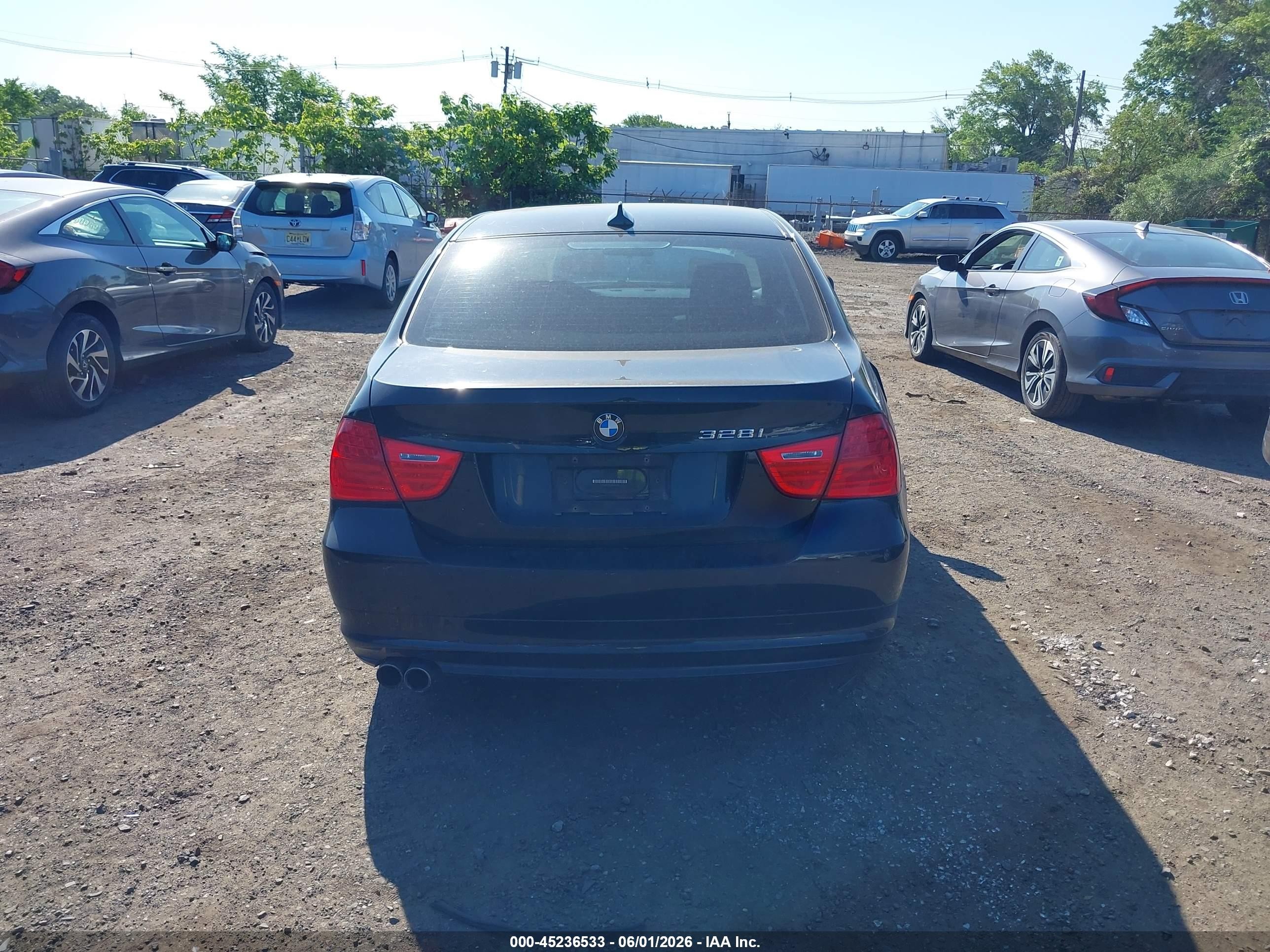 2009 Bmw 328i Xdrive Black vin: WBAPK73539A453641