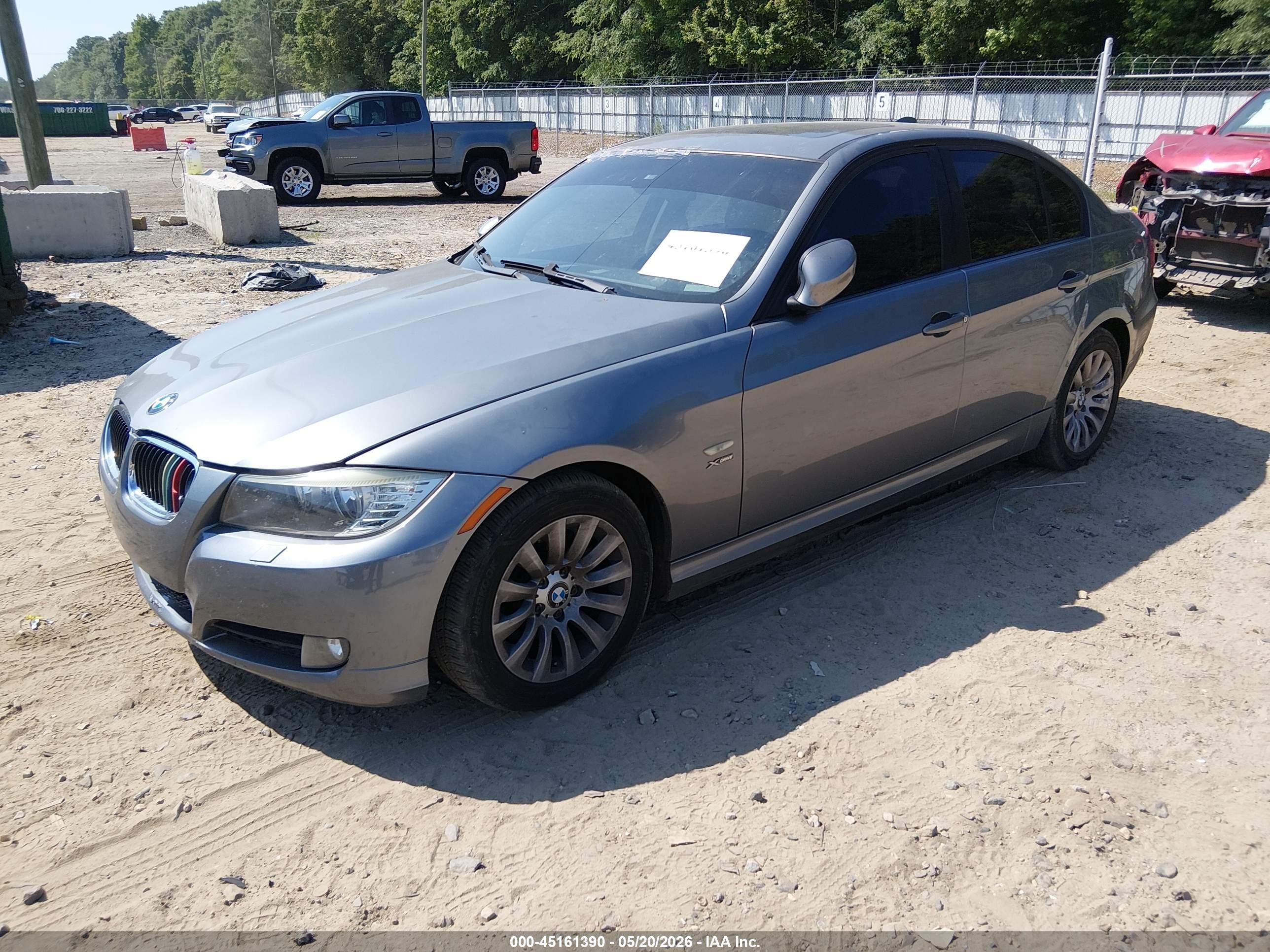 2009 Bmw 328i Xdrive Gray vin: WBAPK73549A450828