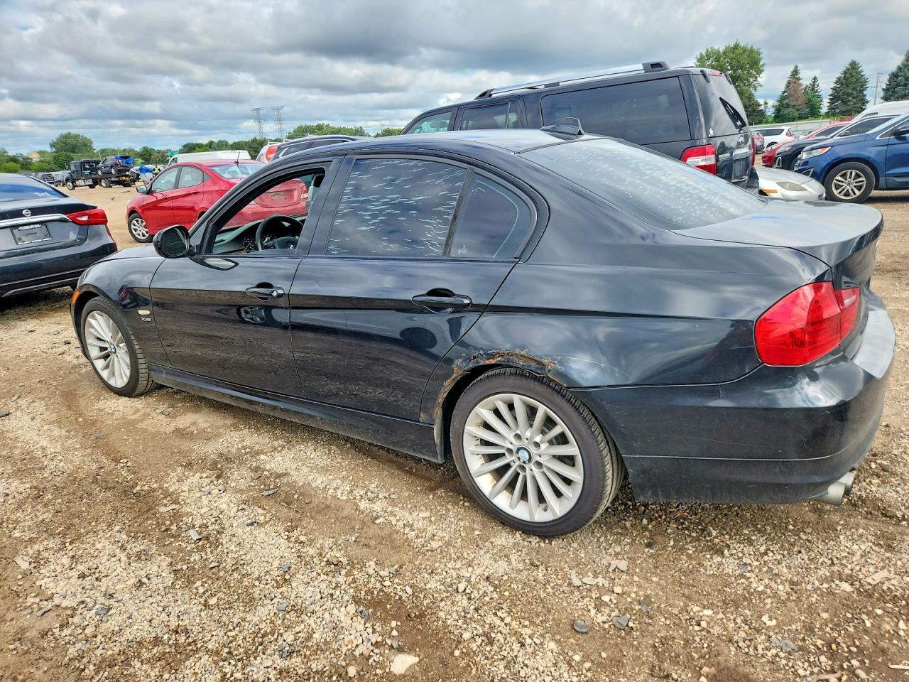 2009 Bmw 328 Xi Black vin: WBAPK73559A450370