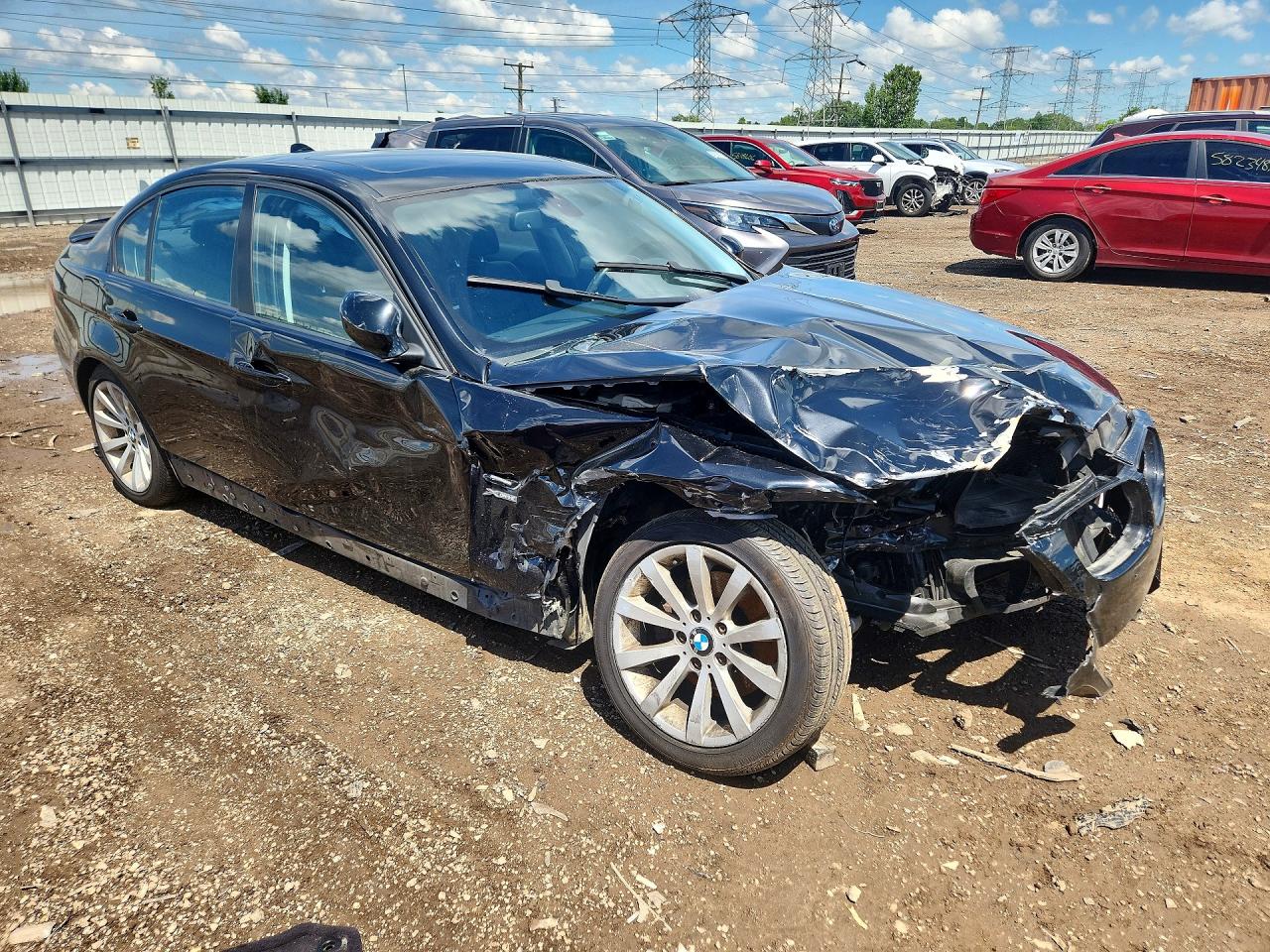 2009 Bmw 328 Xi Black vin: WBAPK73559A455018