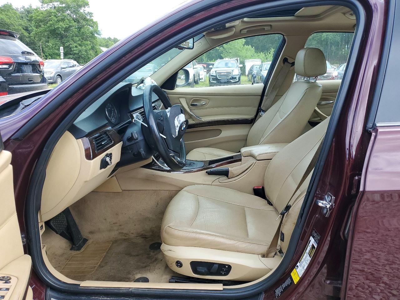 2009 Bmw 328 Xi Red vin: WBAPK73569A452662