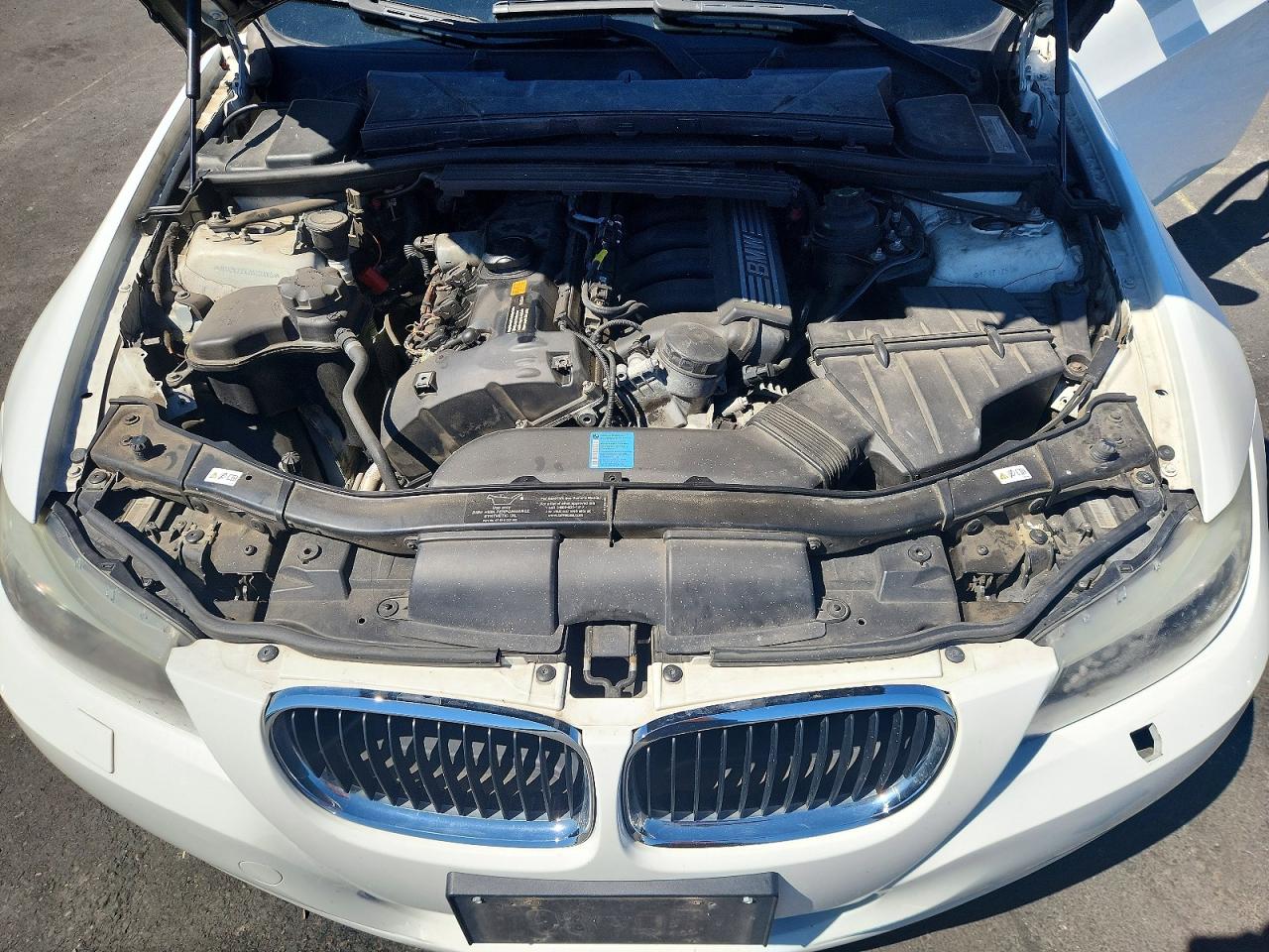 2009 Bmw 328 Xi White vin: WBAPK73569A455965