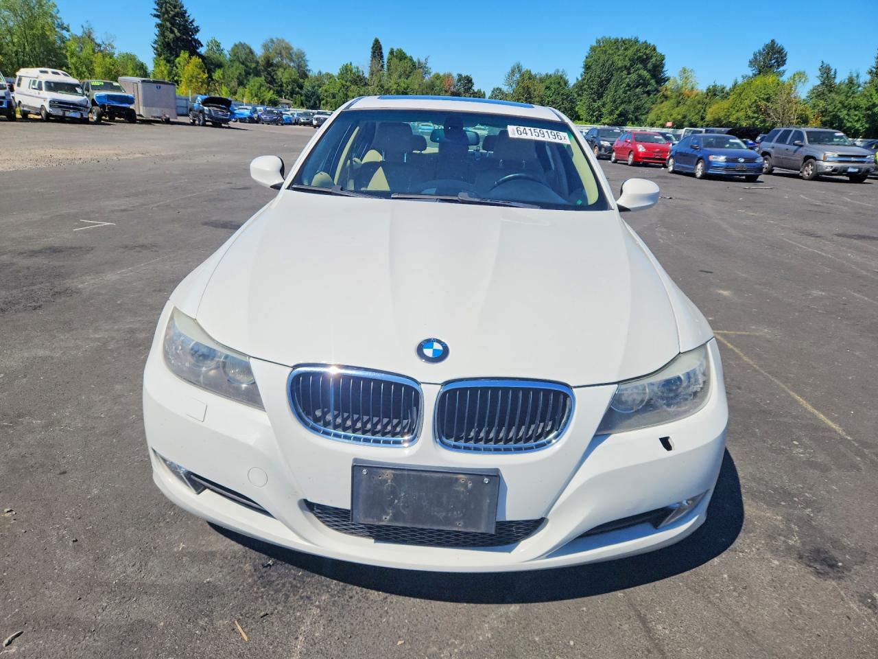 2009 Bmw 328 Xi White vin: WBAPK73569A455965
