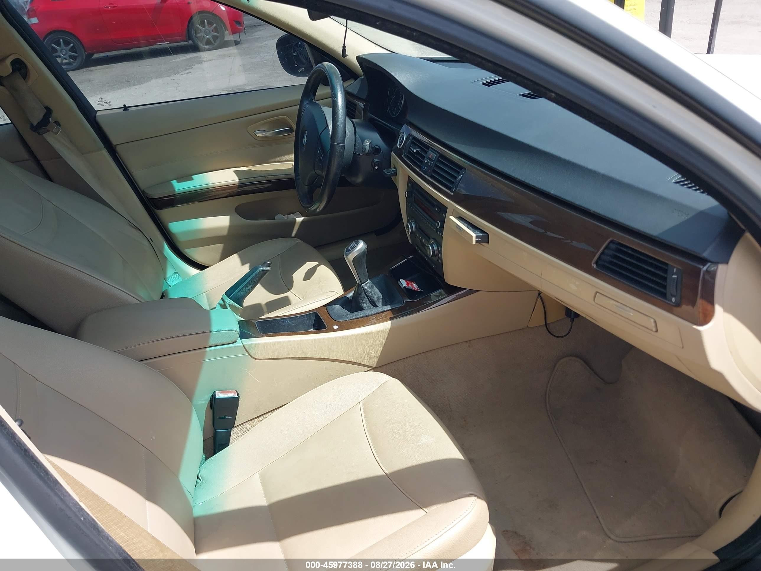 2009 Bmw 328i Xdrive White vin: WBAPK73569A465119
