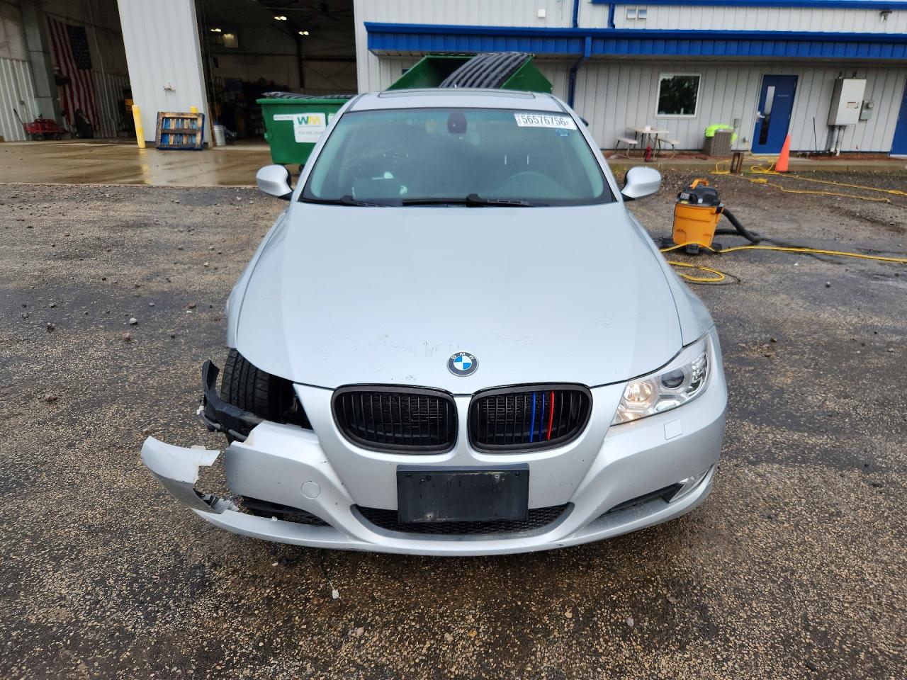 2009 Bmw 328 Xi Silver vin: WBAPK73579A455036
