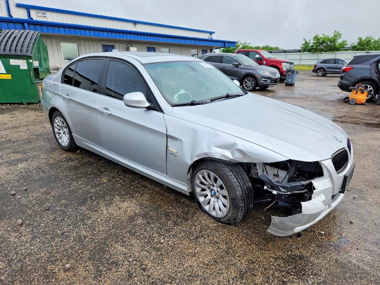 2009 Bmw 328 Xi Silver vin: WBAPK73579A455036