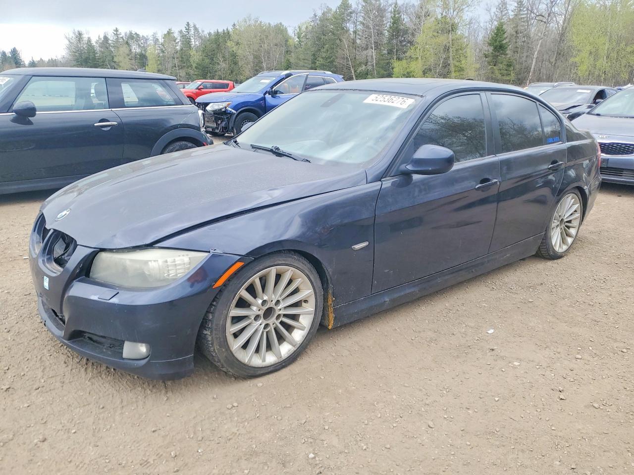 2009 Bmw 328 Xi Blue vin: WBAPK73589A464909