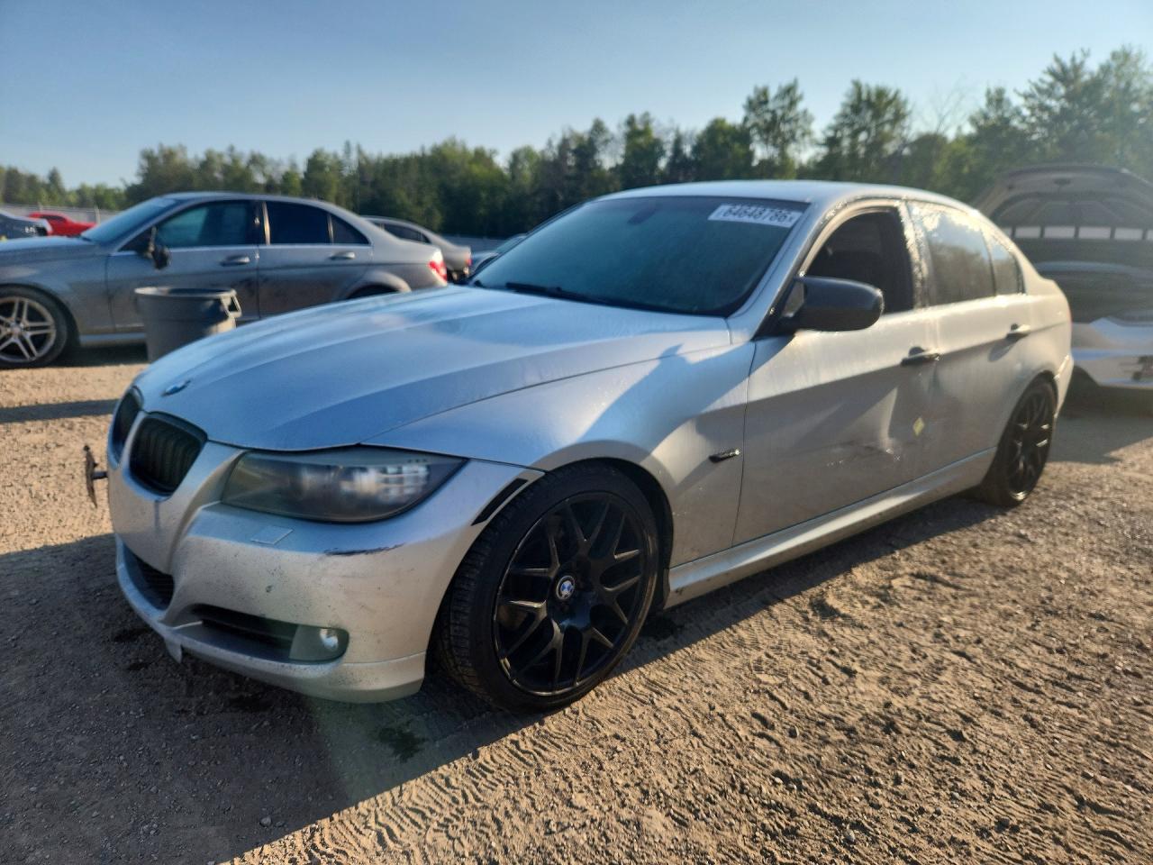 2009 Bmw 328 Xi Silver vin: WBAPK73599A454163
