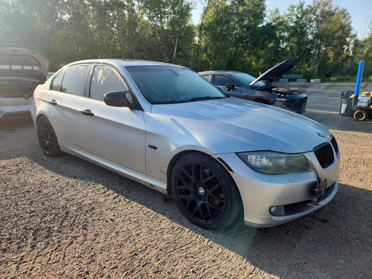 2009 Bmw 328 Xi Silver vin: WBAPK73599A454163