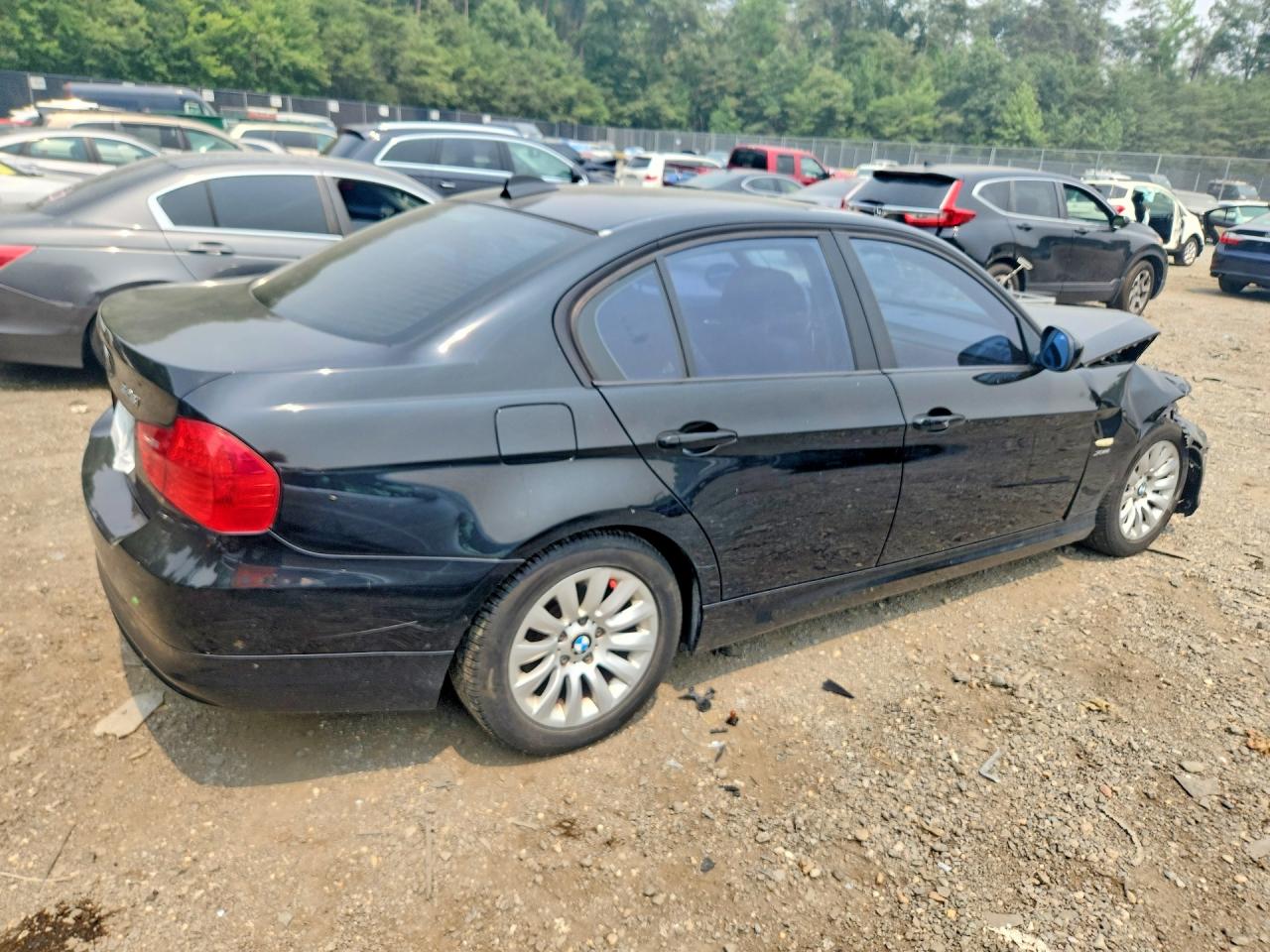 2009 Bmw 328 Xi Black vin: WBAPK735X9A453393