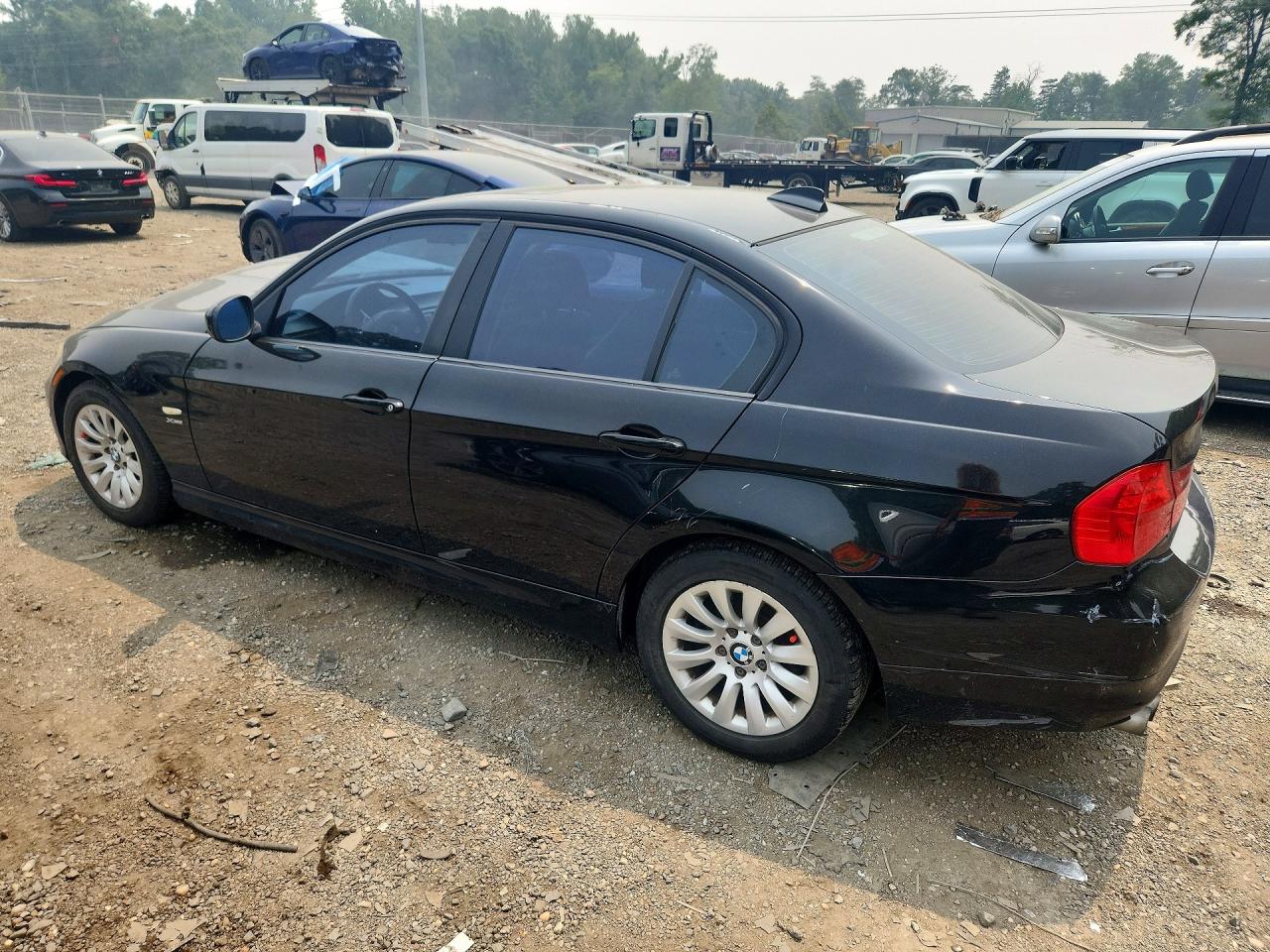 2009 Bmw 328 Xi Black vin: WBAPK735X9A453393