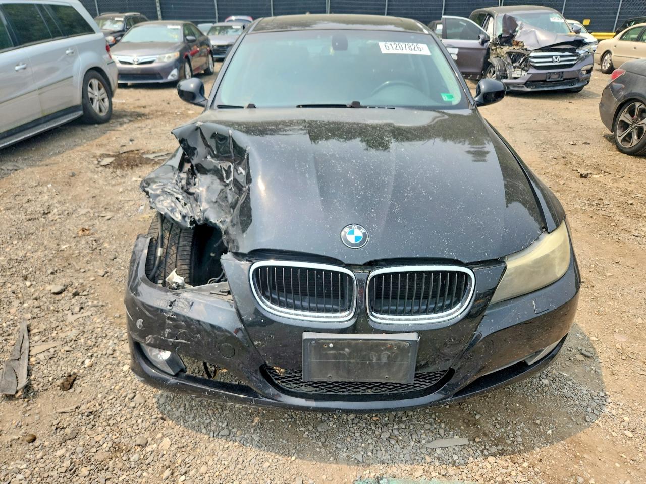 2009 Bmw 328 Xi Black vin: WBAPK735X9A453393