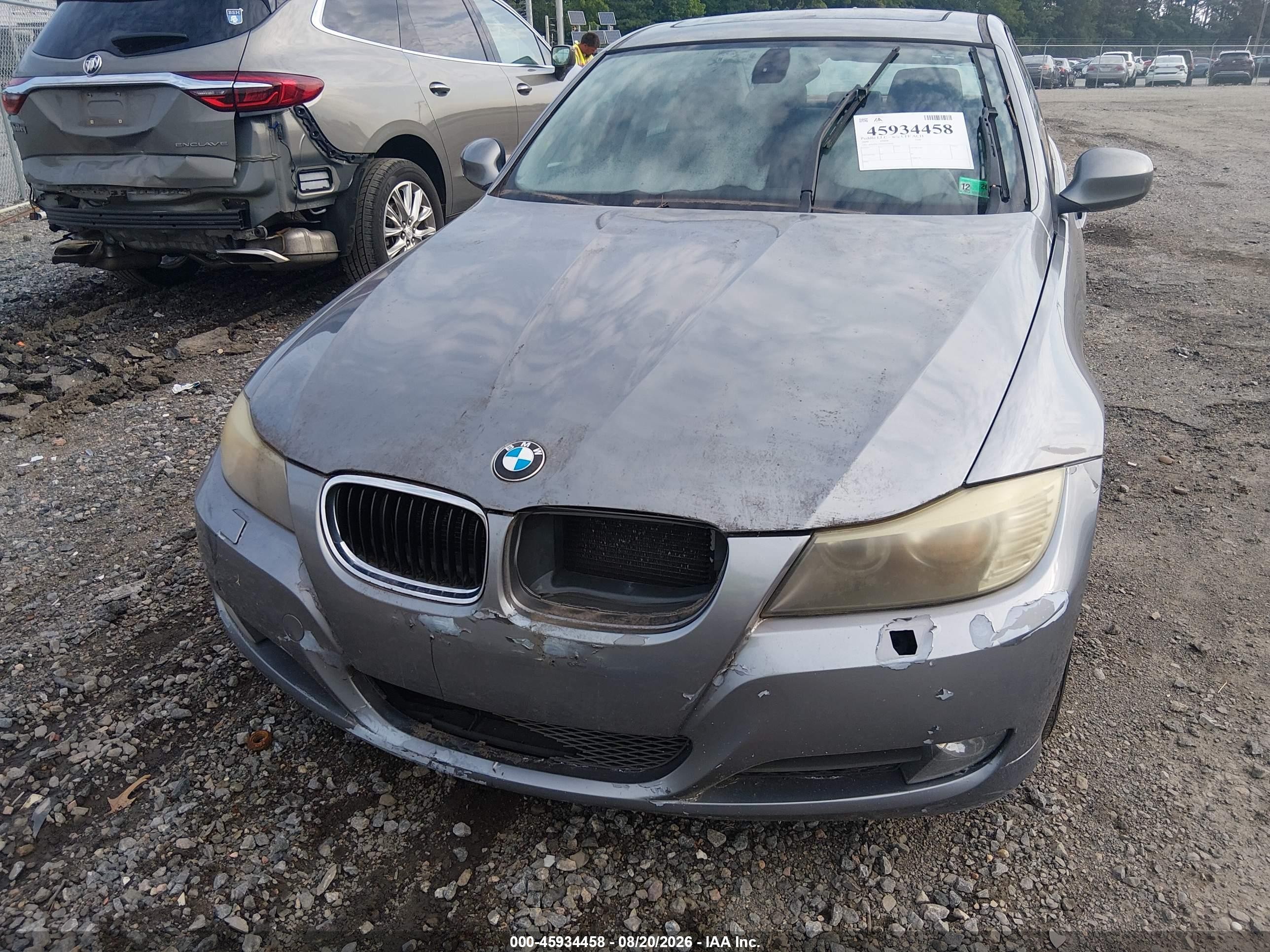 2009 Bmw 328i Xdrive Gray vin: WBAPK735X9A456696