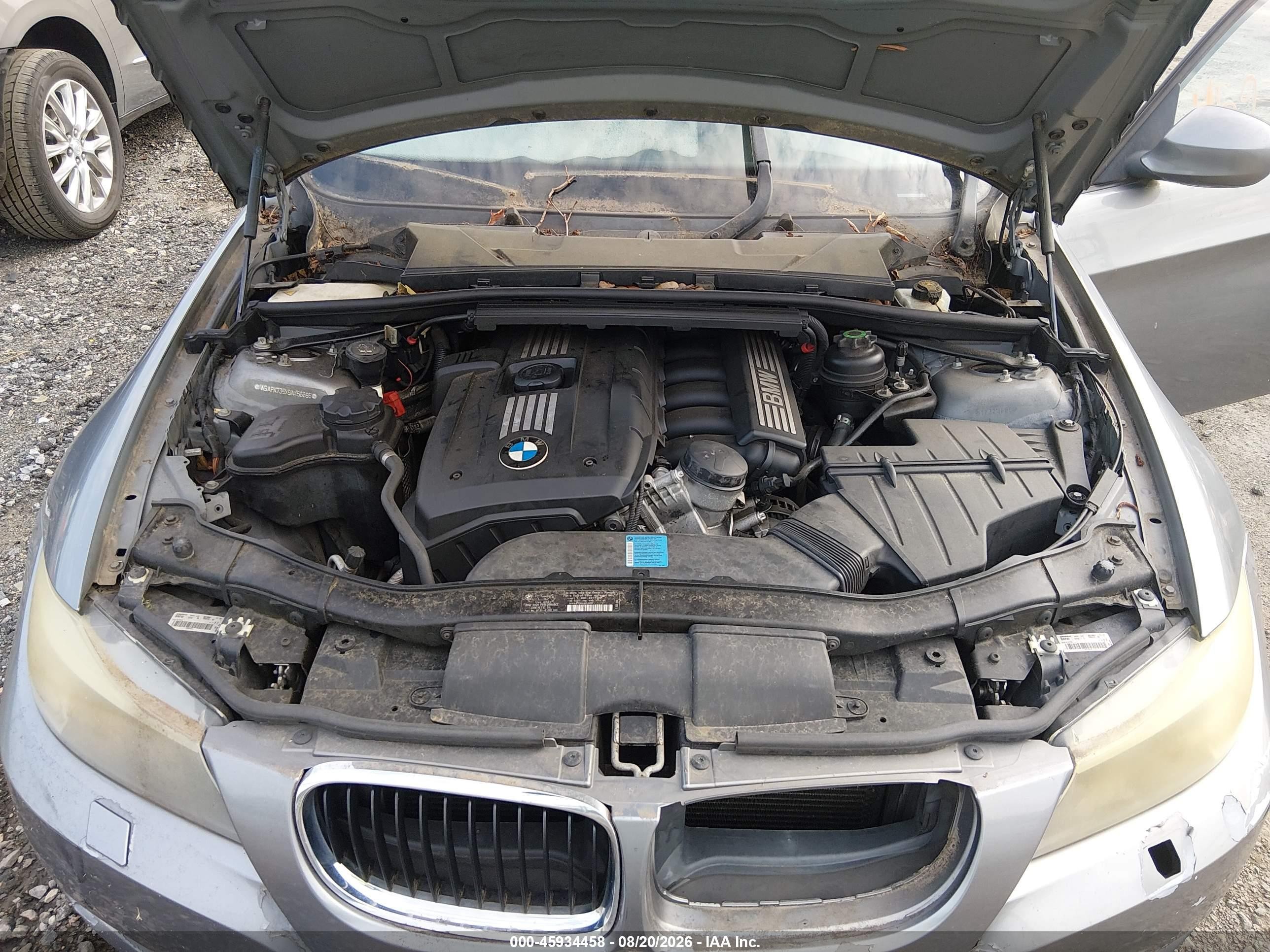 2009 Bmw 328i Xdrive Gray vin: WBAPK735X9A456696