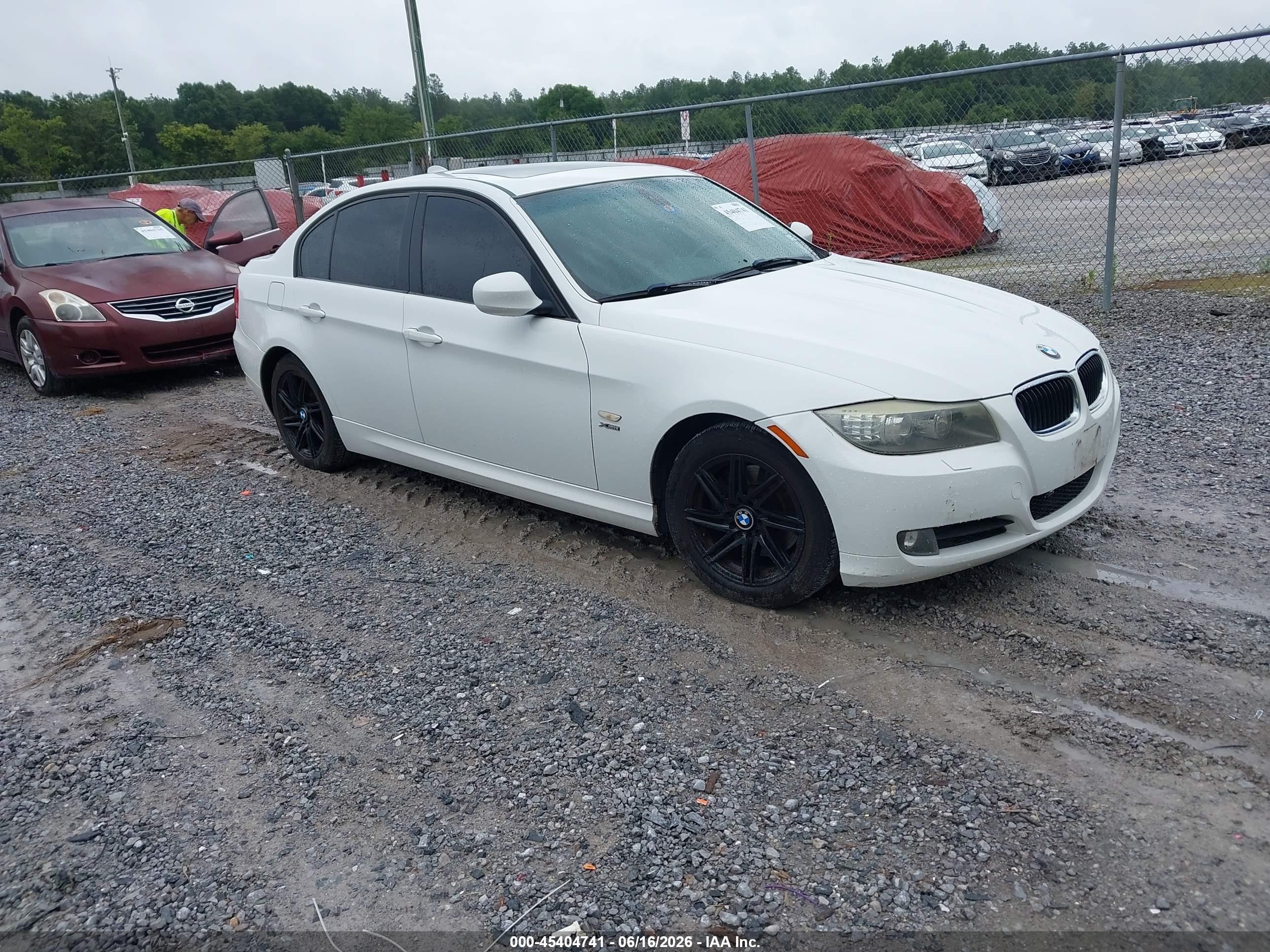 2010 Bmw 328i Xdrive White vin: WBAPK7C50AA459353