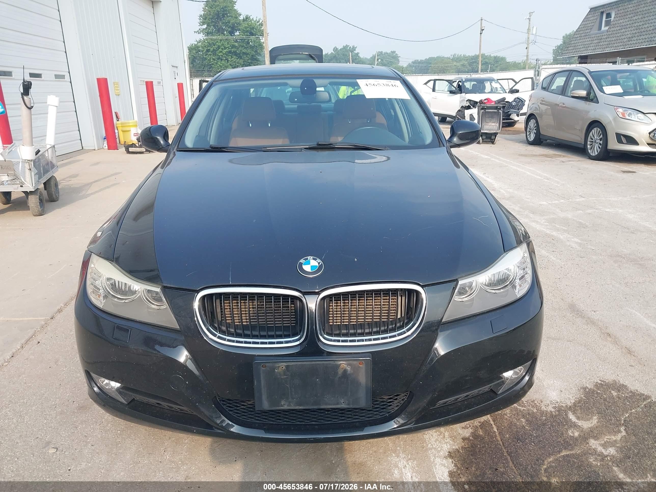 2011 Bmw 328i Xdrive Black vin: WBAPK7C50BA816368