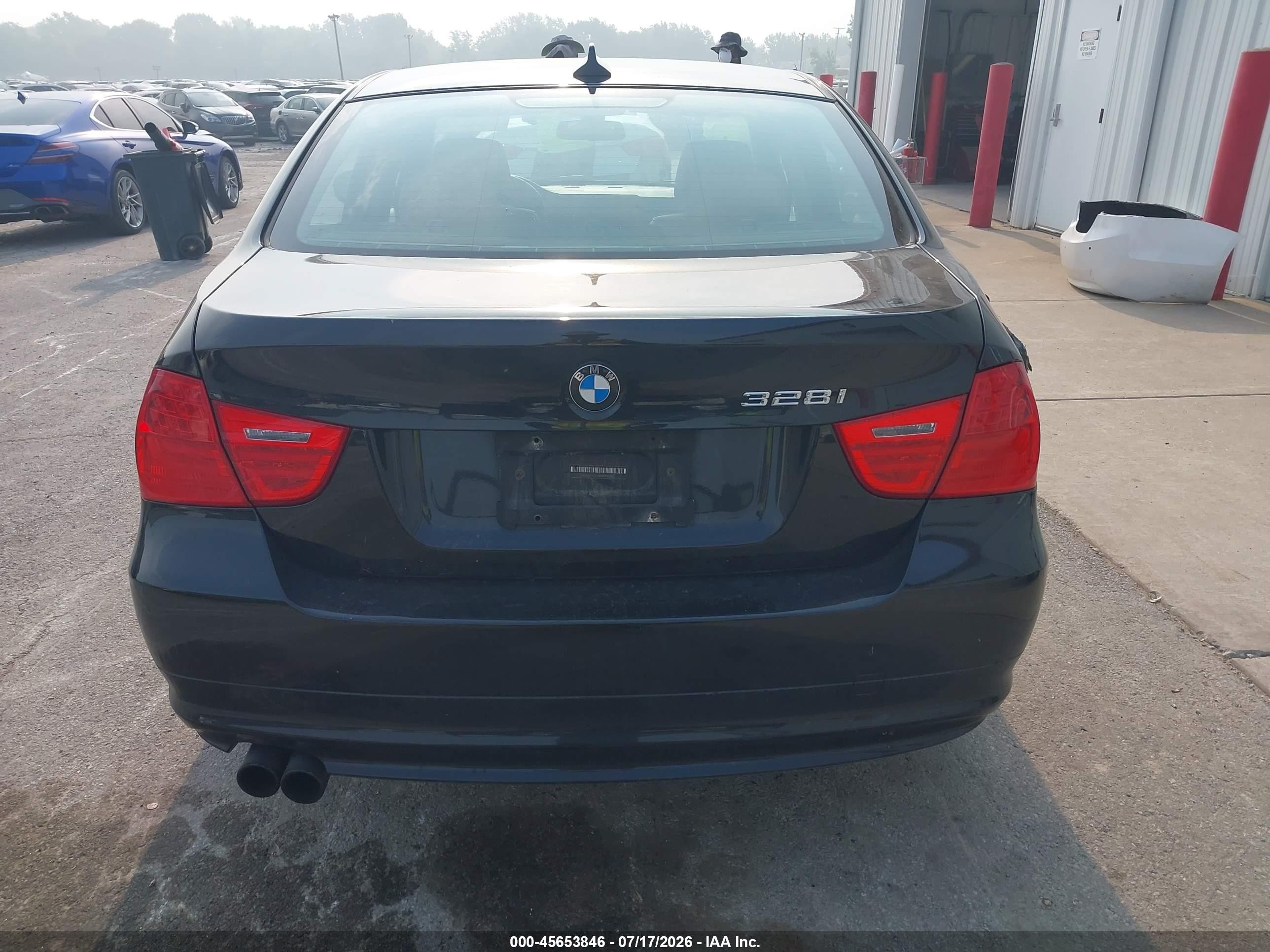 2011 Bmw 328i Xdrive Black vin: WBAPK7C50BA816368