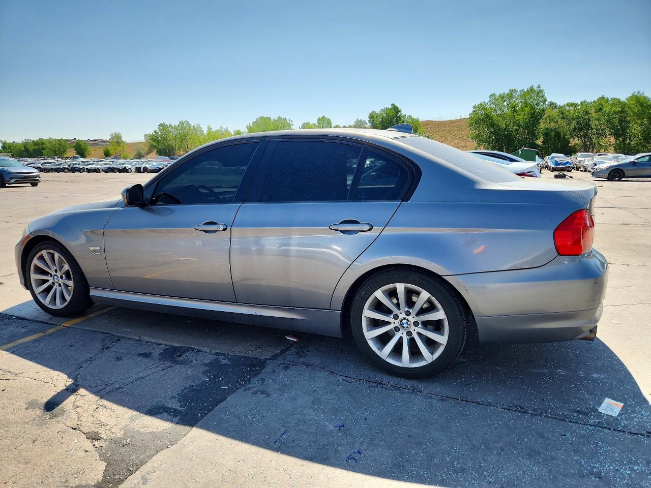 2011 Bmw 328 Xi Gray vin: WBAPK7C50BA821151