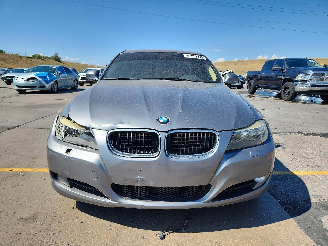 2011 Bmw 328 Xi Gray vin: WBAPK7C50BA821151
