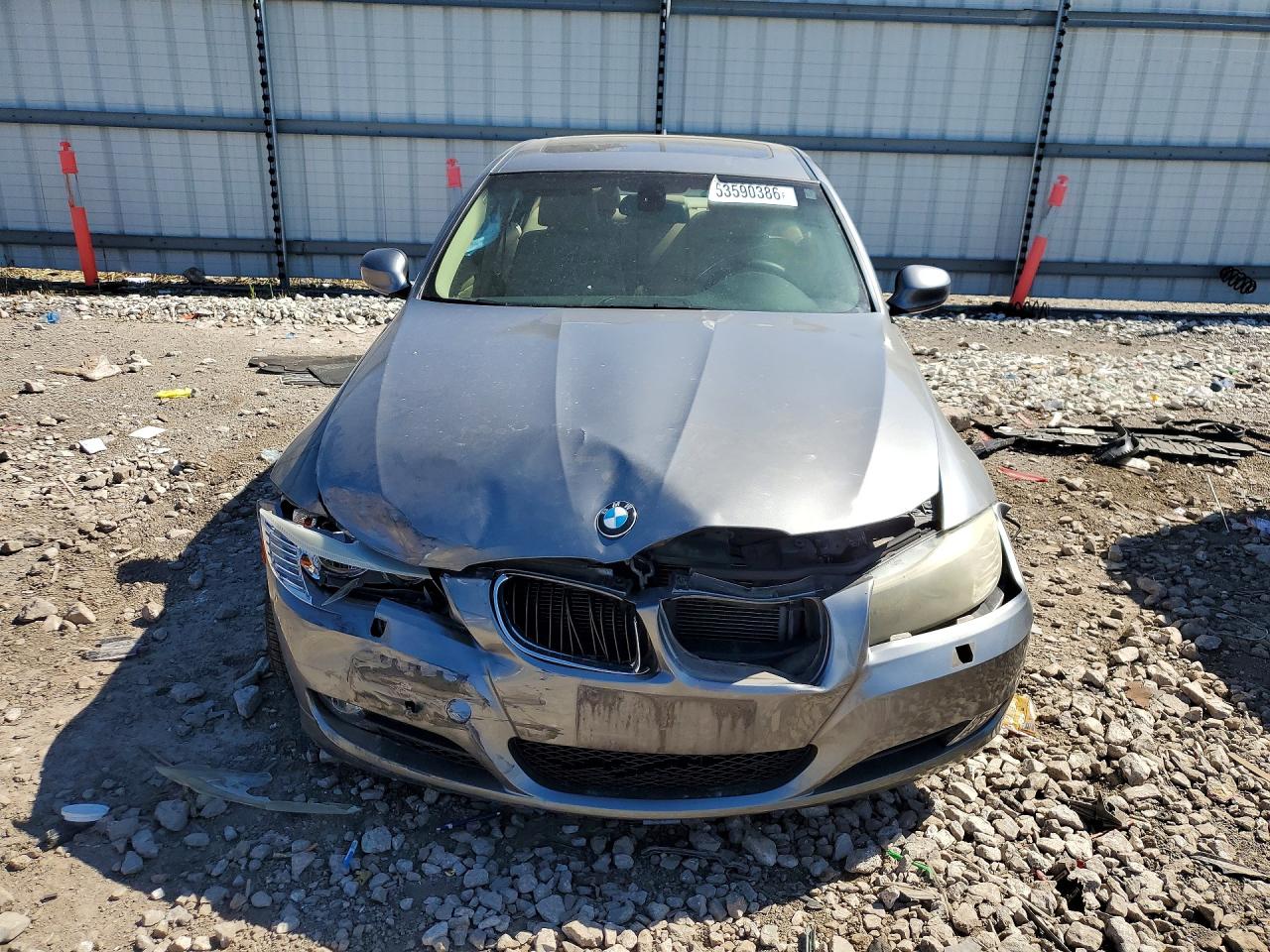 2011 Bmw 328 Xi Gray vin: WBAPK7C50BA975004