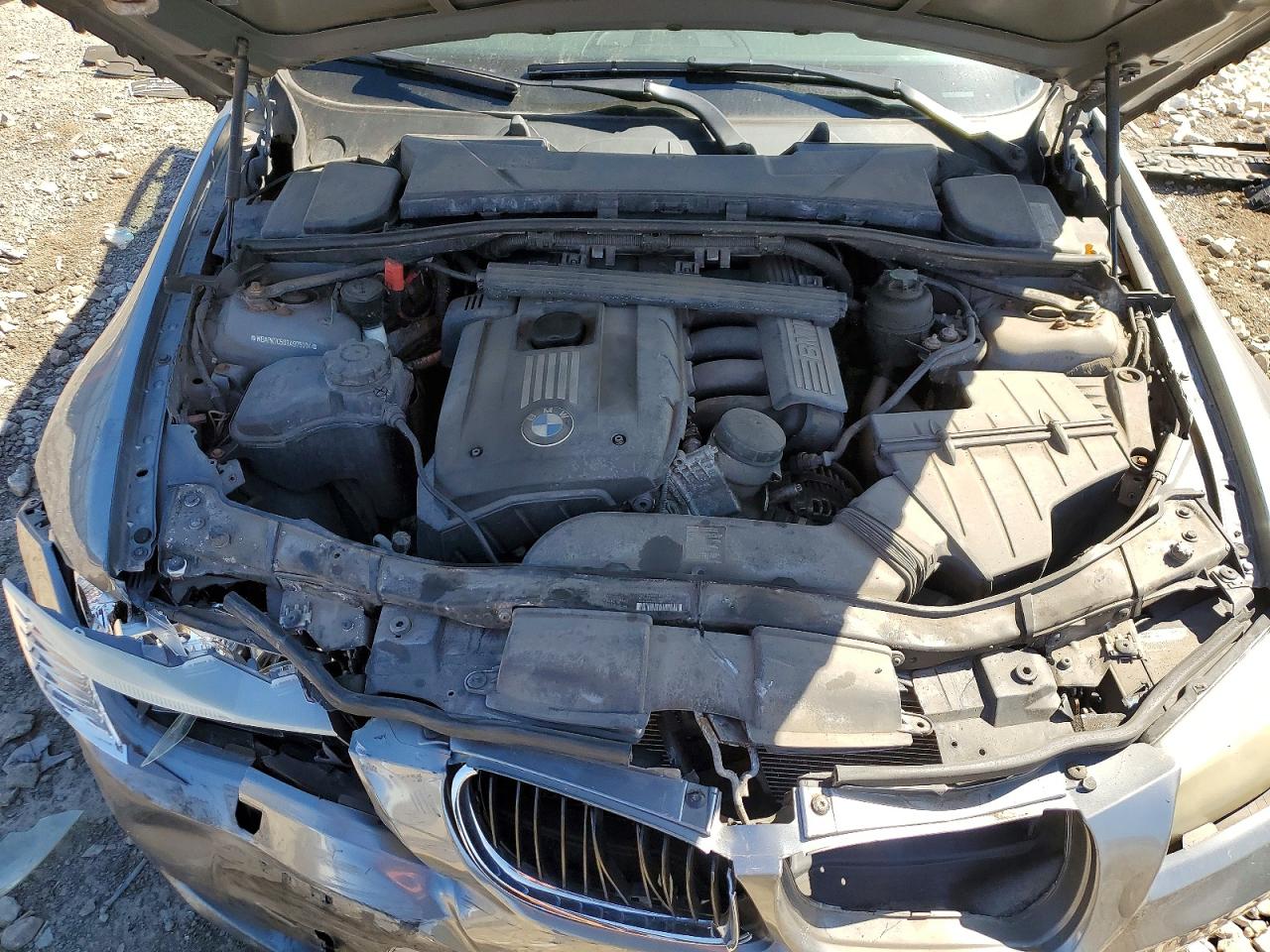 2011 Bmw 328 Xi Gray vin: WBAPK7C50BA975004