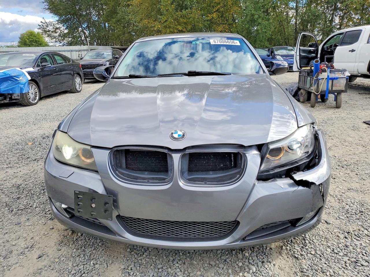 2010 Bmw 328 Xi Gray vin: WBAPK7C51AA457899
