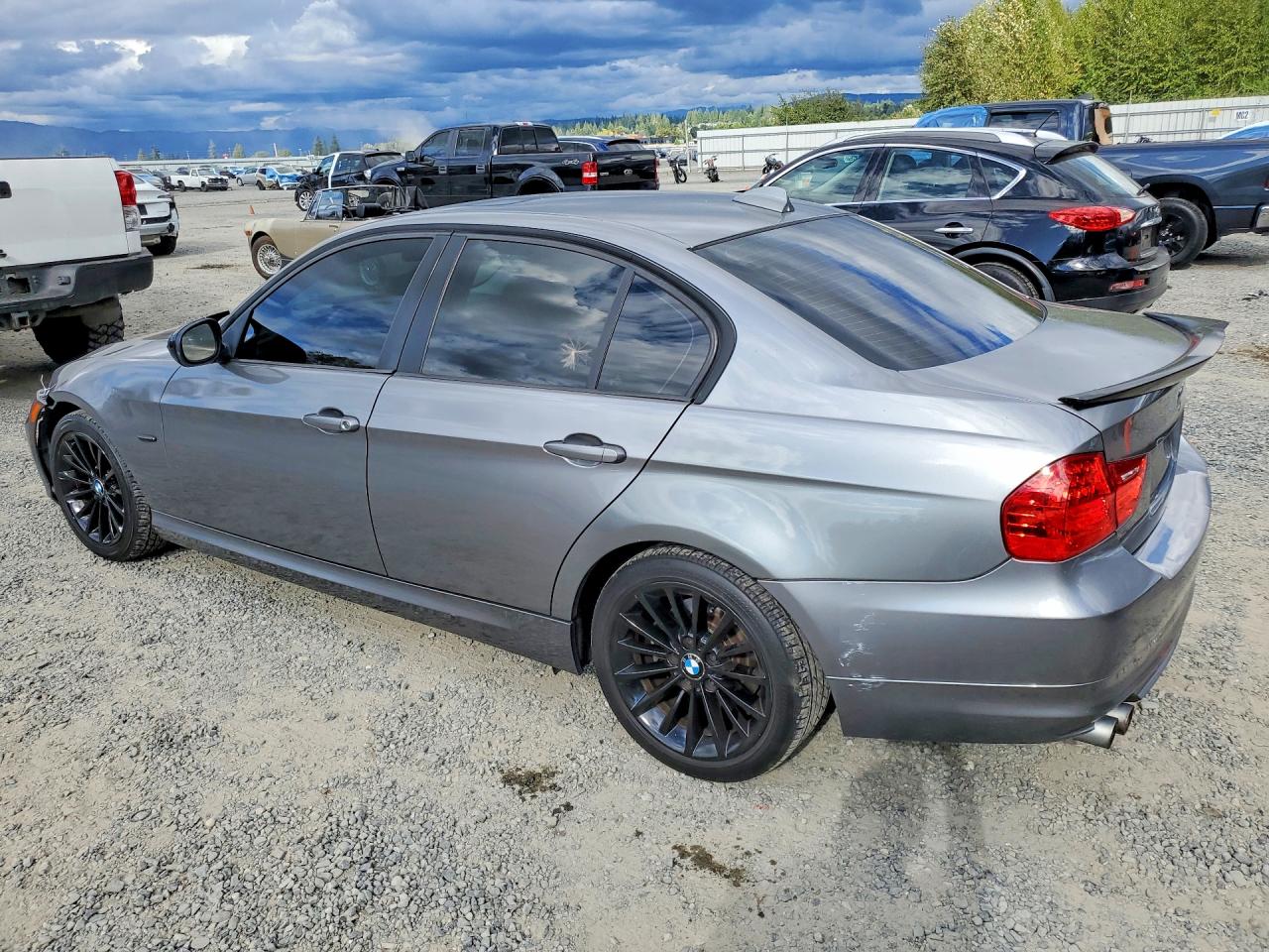 2010 Bmw 328 Xi Gray vin: WBAPK7C51AA457899