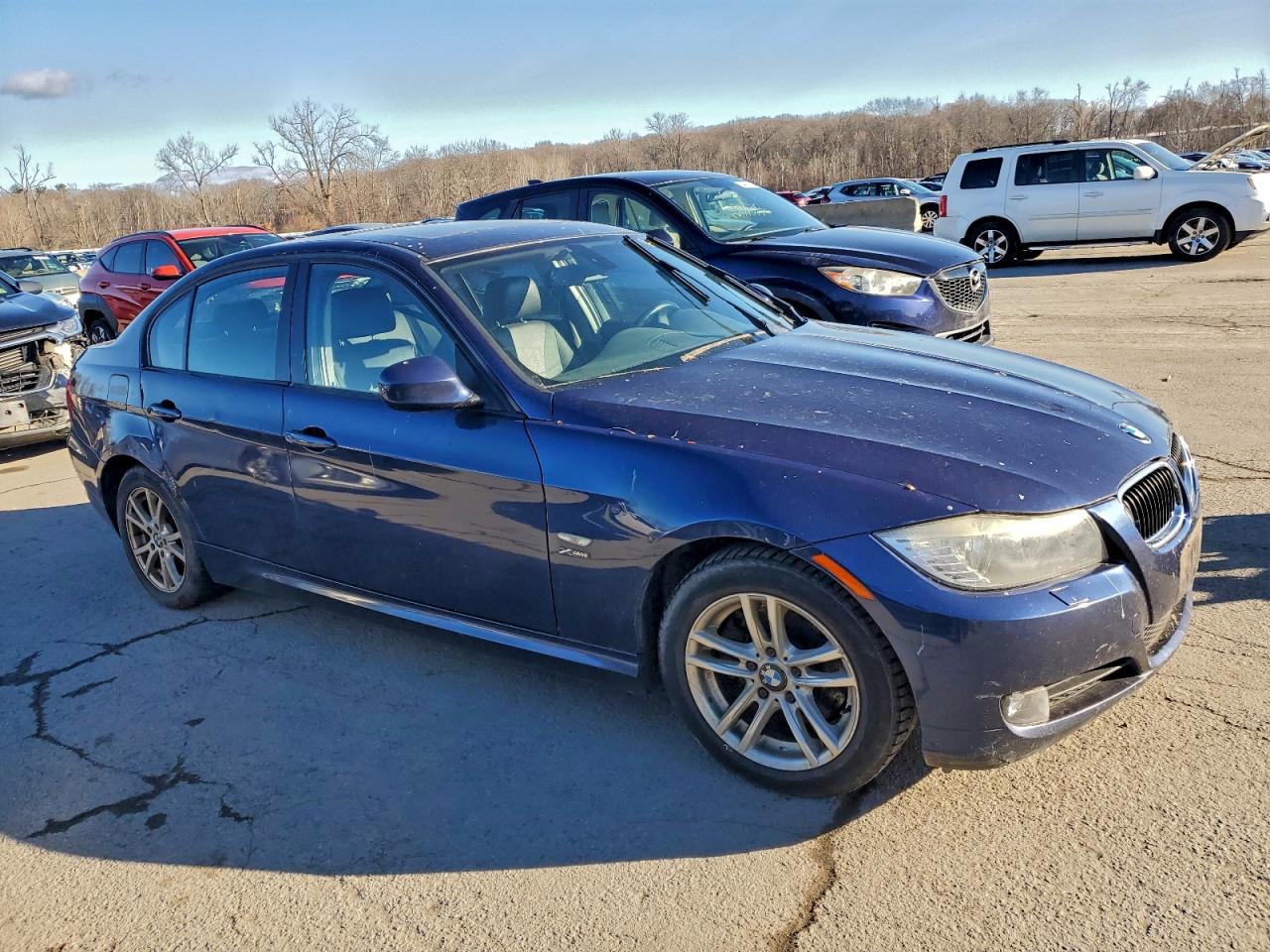 2011 Bmw 3 Series Синий vin: WBAPK7C51BA773224