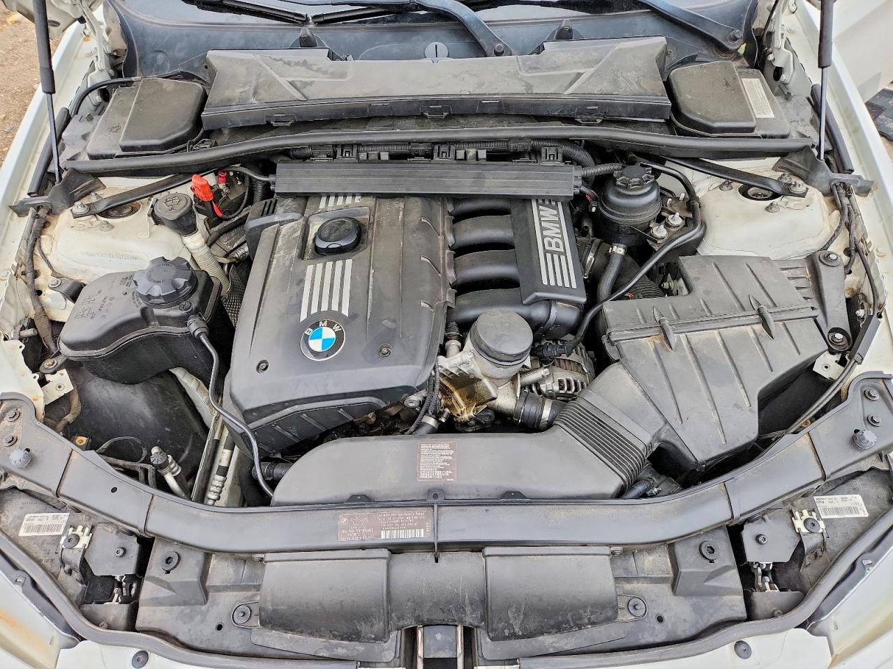2011 Bmw 328 Xi White vin: WBAPK7C51BF087333