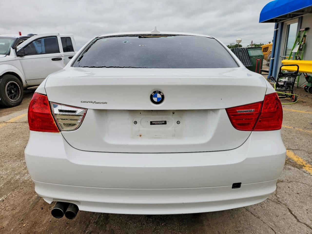 2011 Bmw 328 Xi White vin: WBAPK7C51BF087333