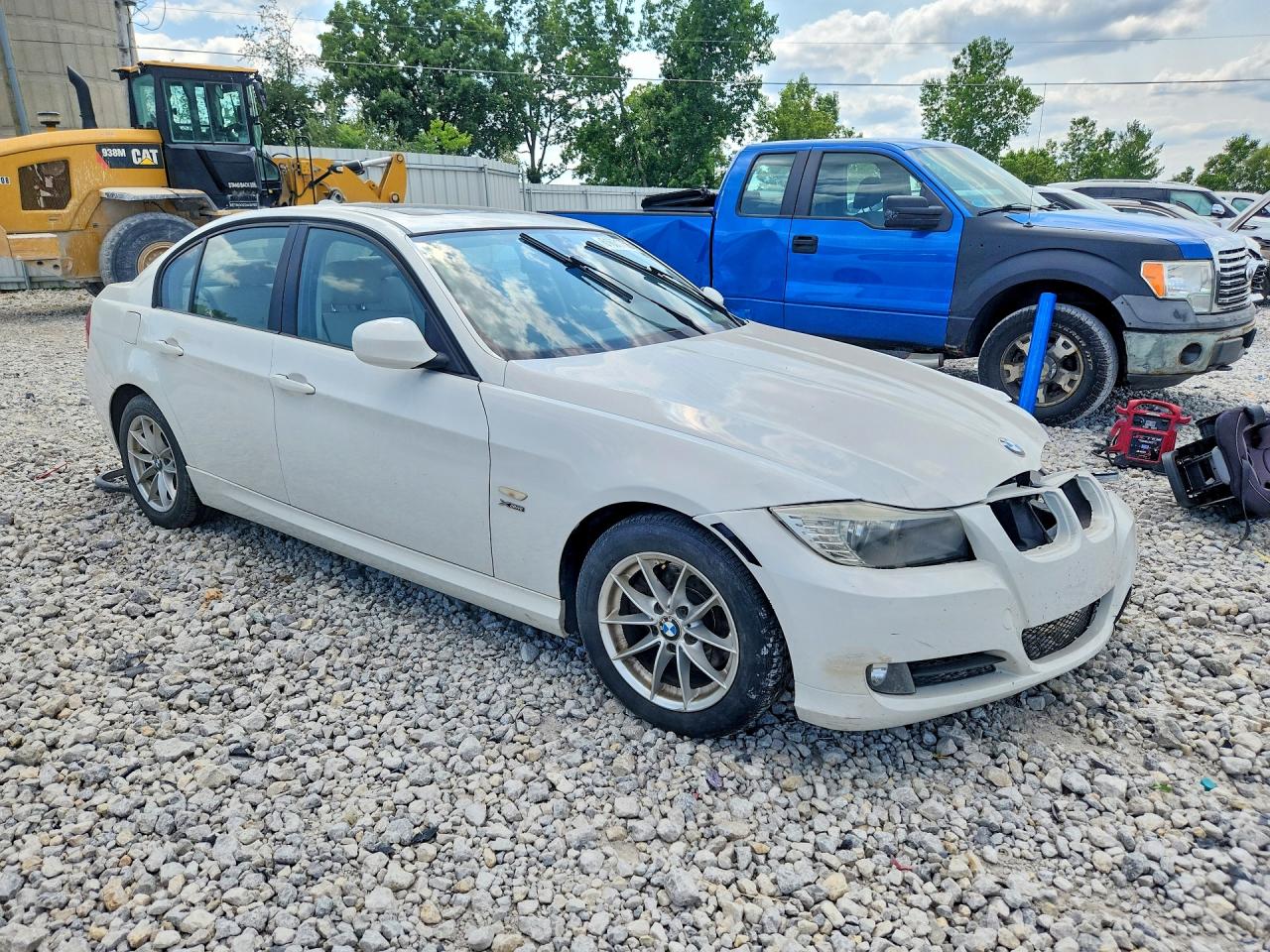 2010 Bmw 328 Xi White vin: WBAPK7C52AA458429