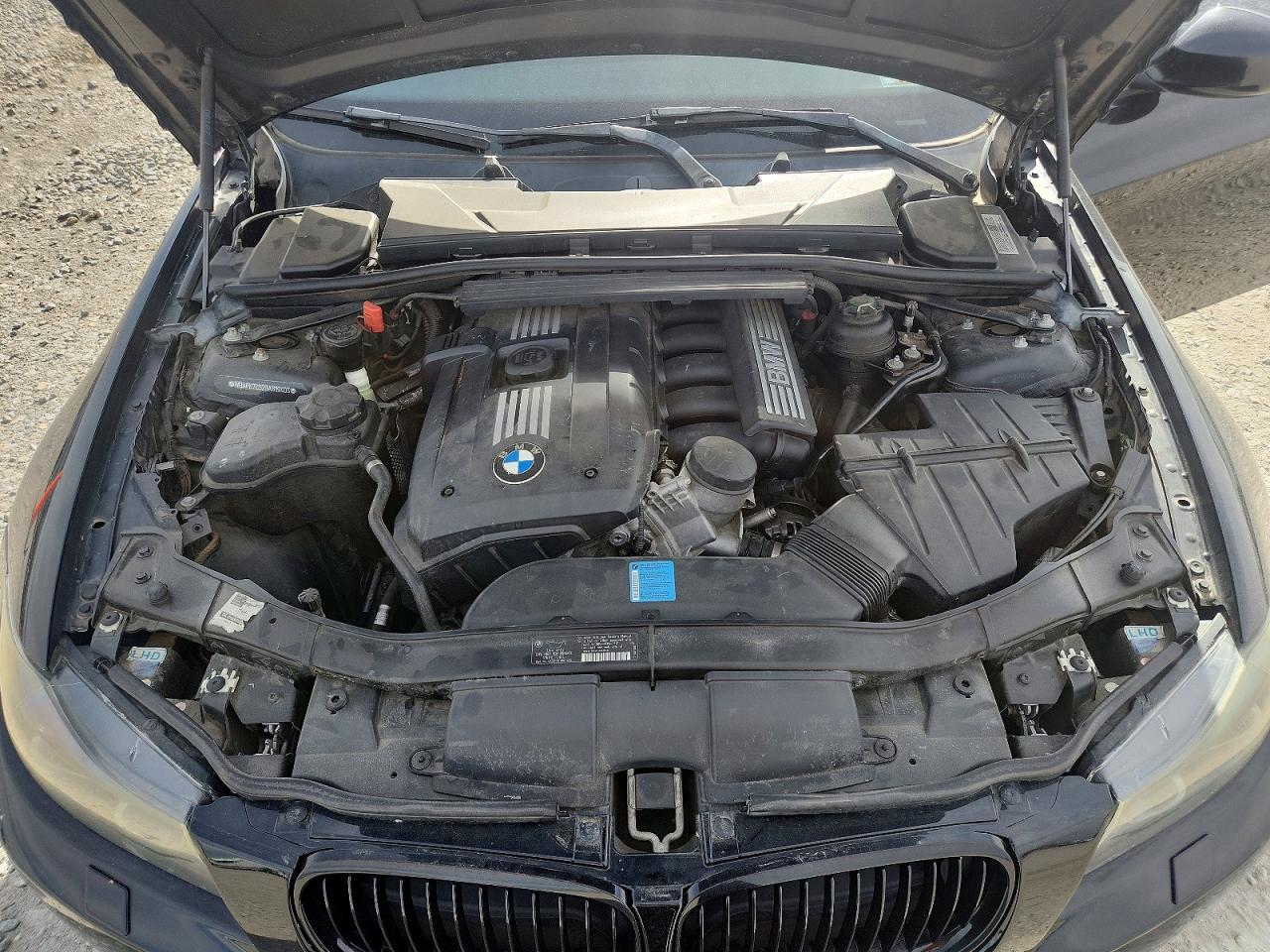 2011 Bmw 328 Xi Black vin: WBAPK7C52BA819403
