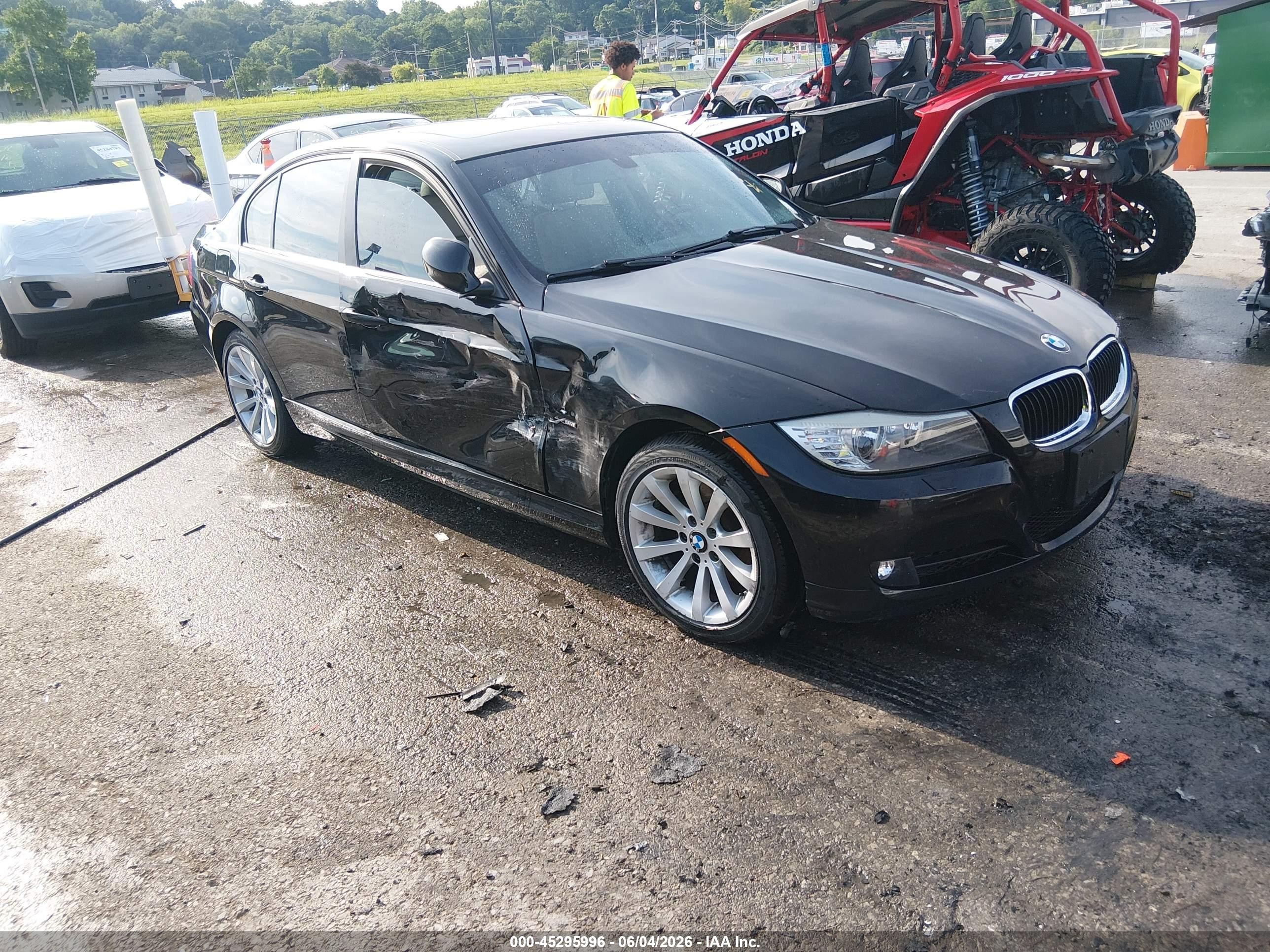 2011 Bmw 328i Xdrive Black vin: WBAPK7C52BA970810