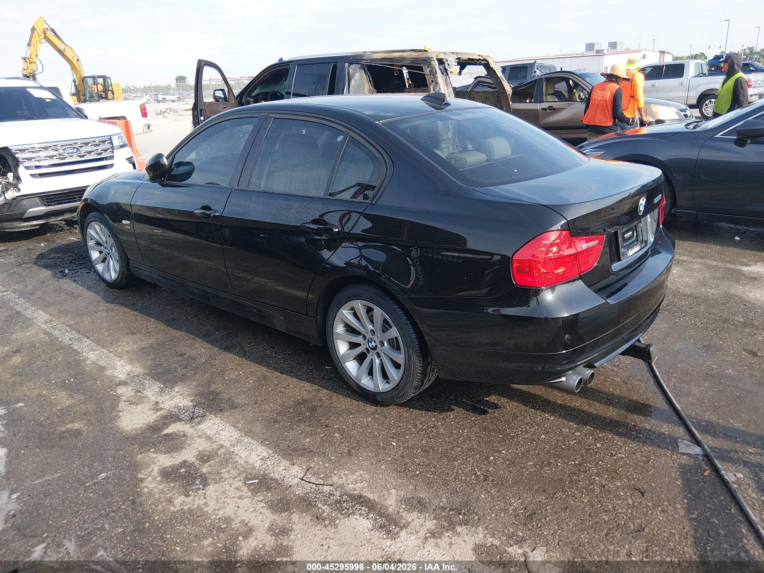 2011 Bmw 328i Xdrive Black vin: WBAPK7C52BA970810