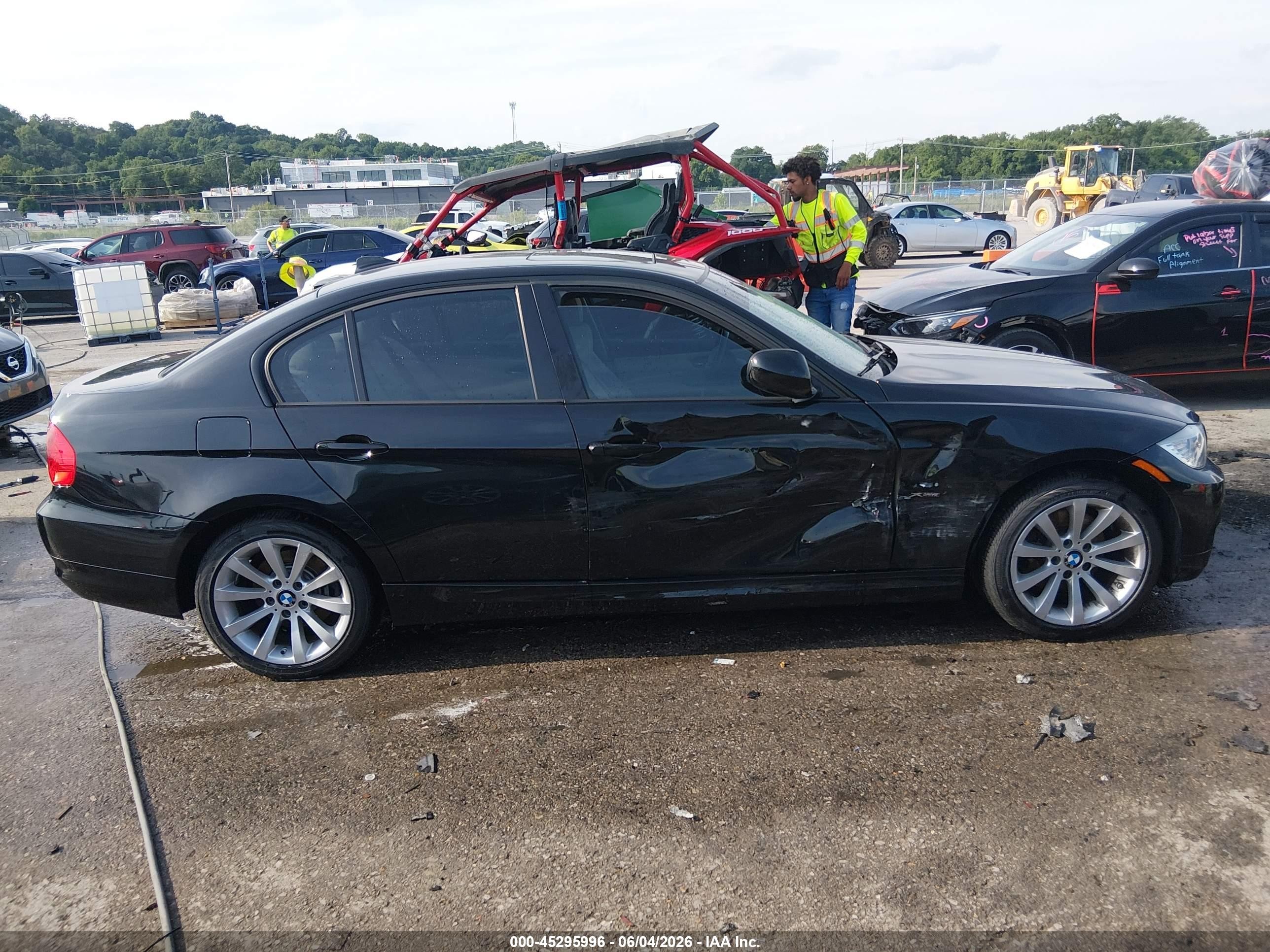 2011 Bmw 328i Xdrive Black vin: WBAPK7C52BA970810
