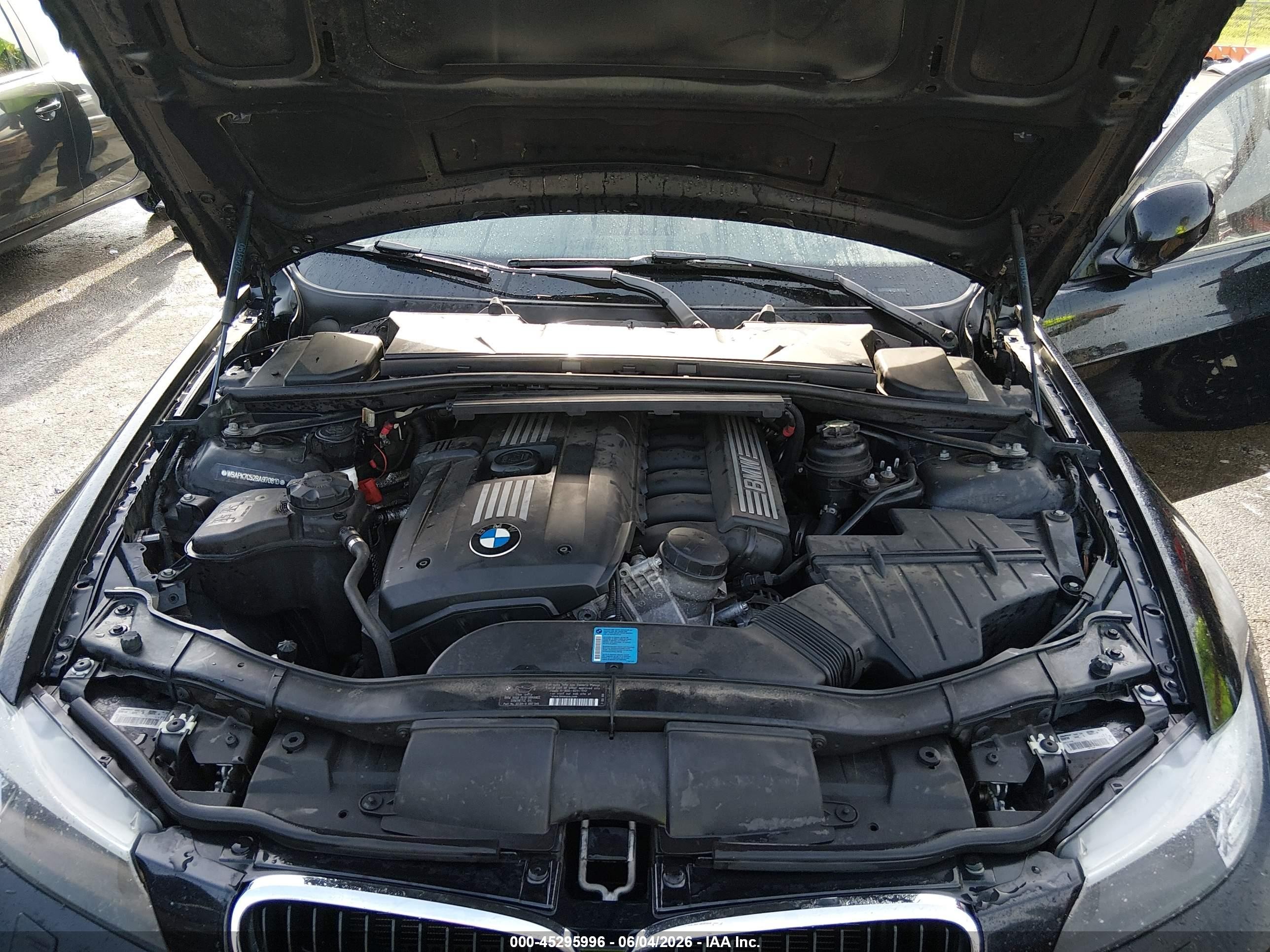 2011 Bmw 328i Xdrive Black vin: WBAPK7C52BA970810