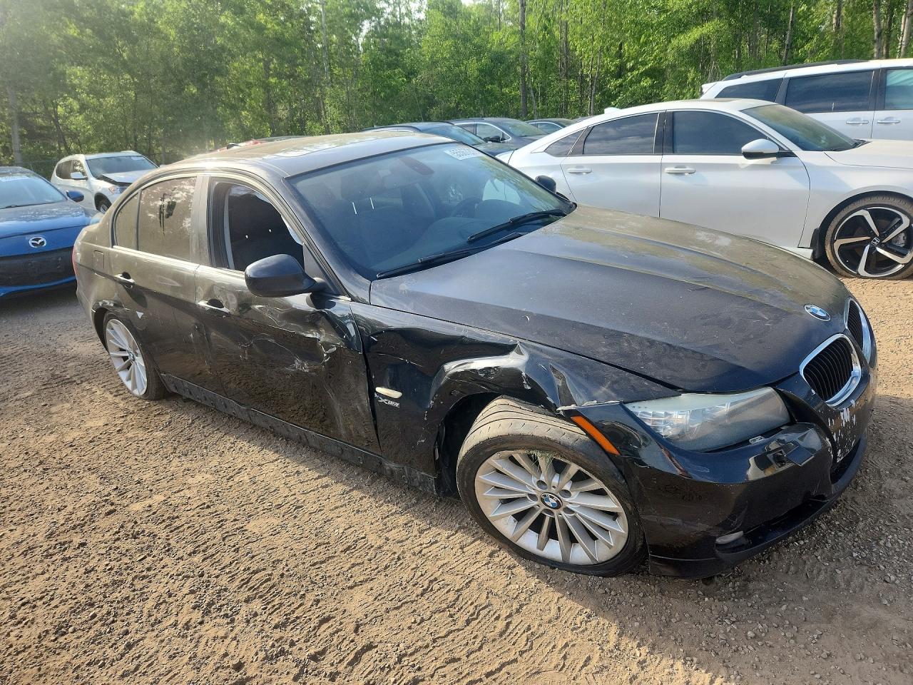 2011 Bmw 328 Xi Black vin: WBAPK7C52BF223839