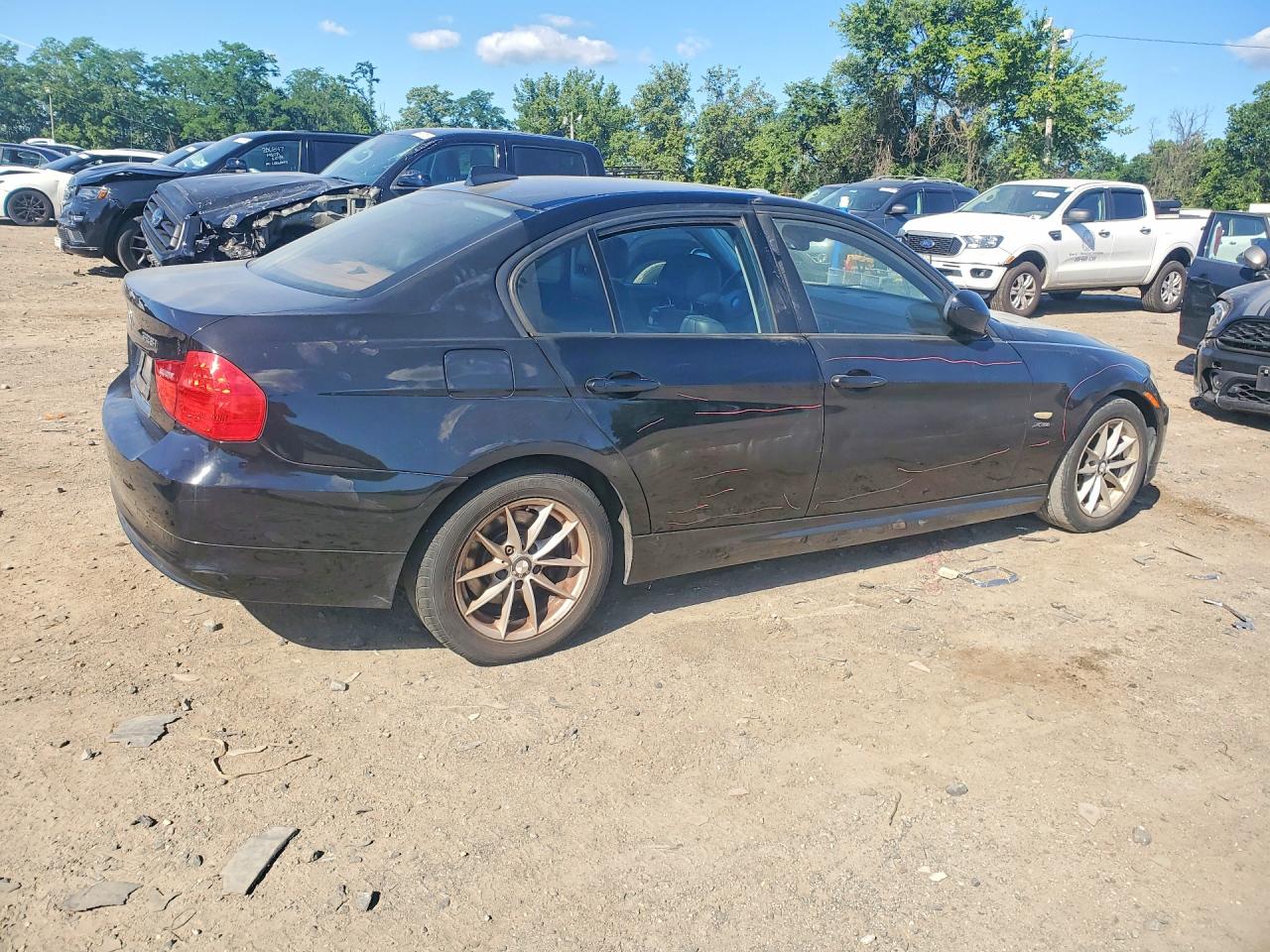 2010 Bmw 328 Xi Black vin: WBAPK7C53AA462120