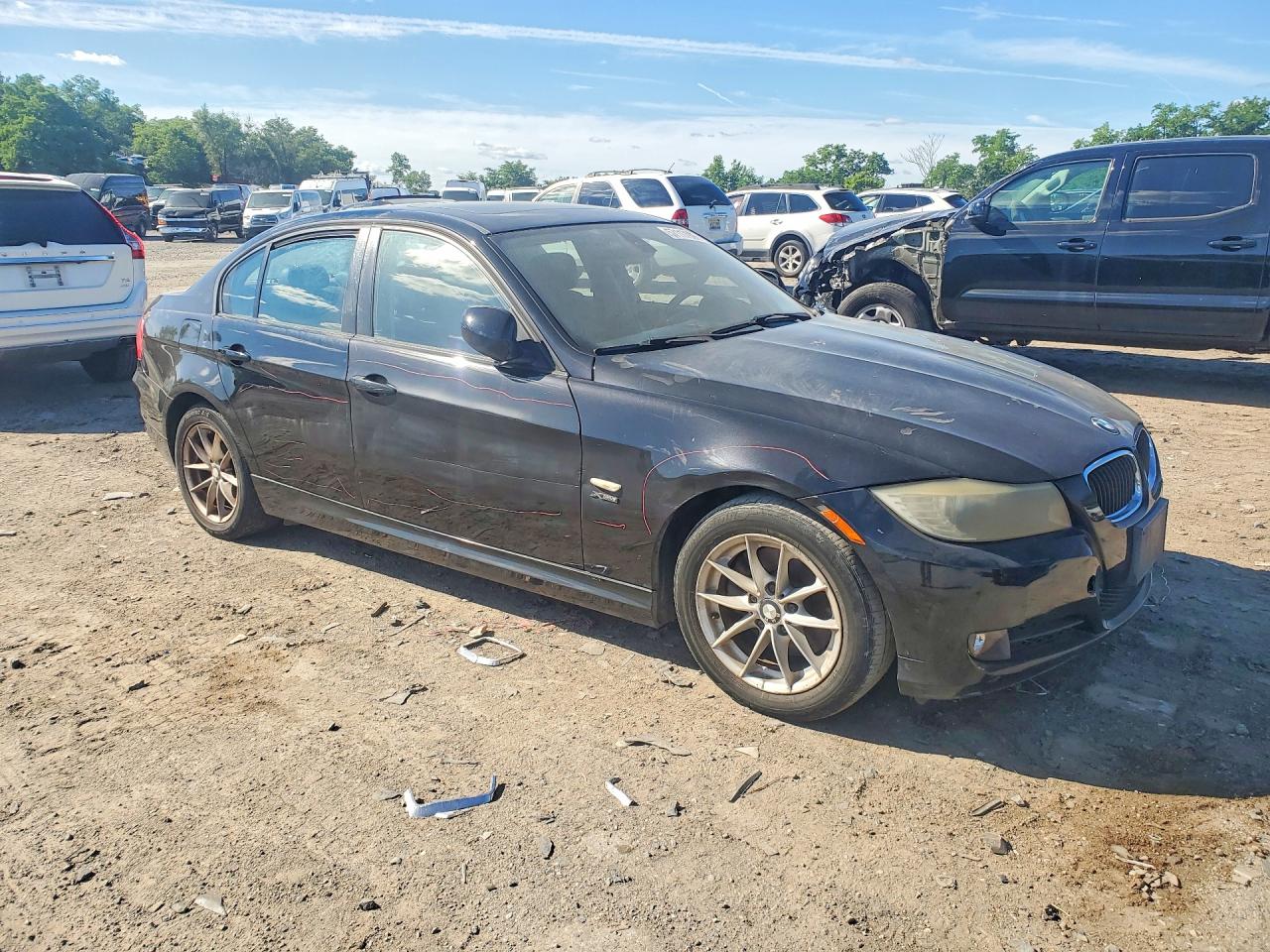 2010 Bmw 328 Xi Black vin: WBAPK7C53AA462120