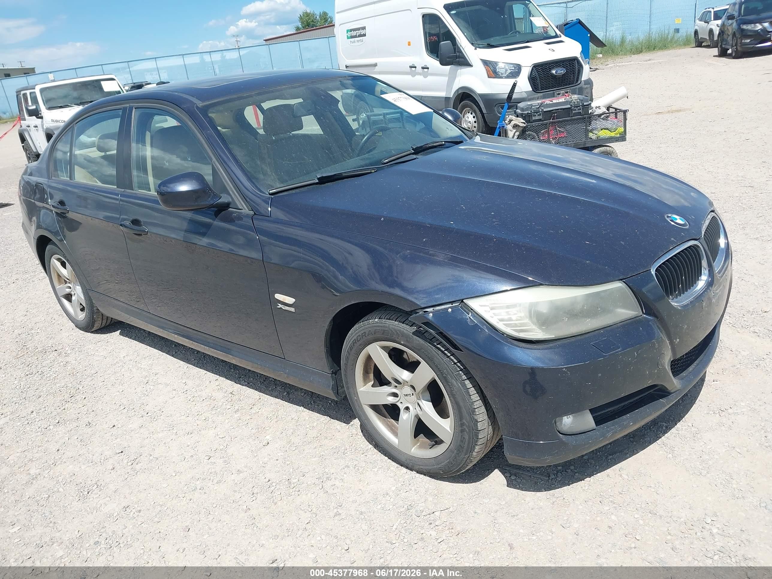 2010 Bmw 328i Xdrive Blue vin: WBAPK7C53AA771361