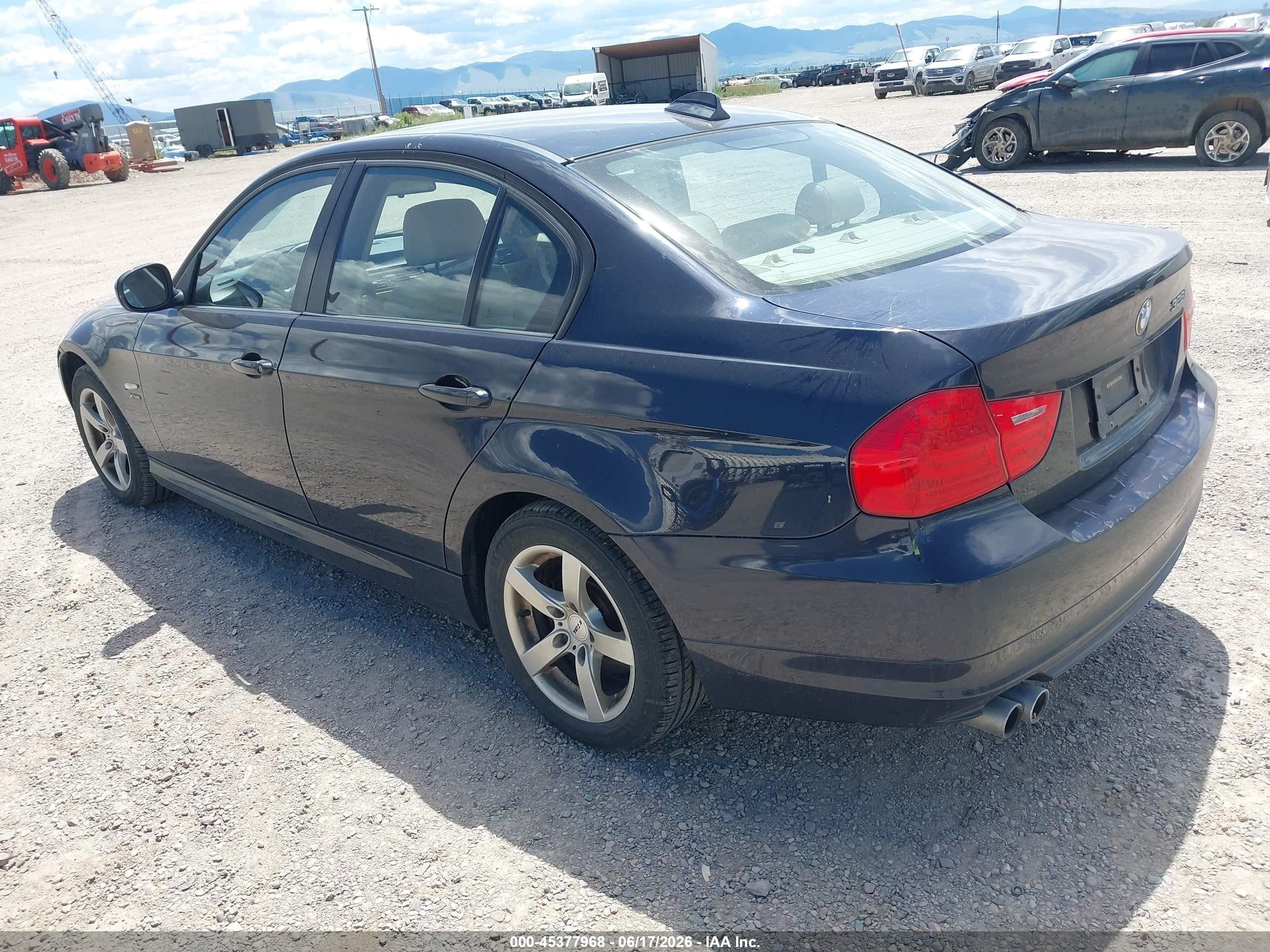 2010 Bmw 328i Xdrive Blue vin: WBAPK7C53AA771361
