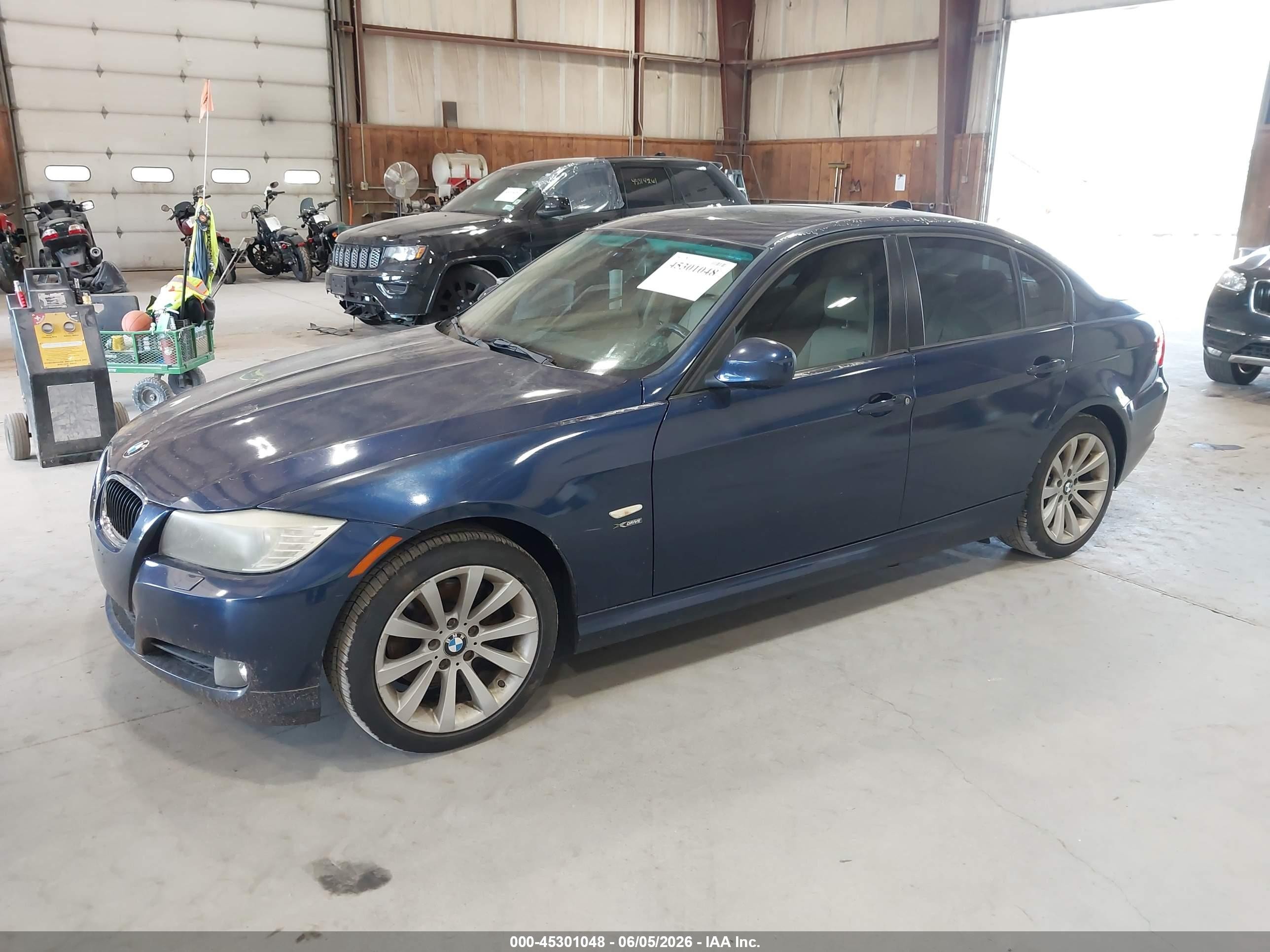 2011 Bmw 328i Xdrive Dark Blue vin: WBAPK7C53BA463835