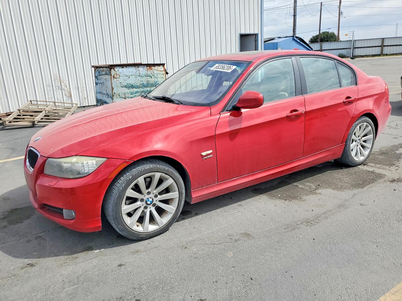 2011 Bmw 328 Xi Red vin: WBAPK7C53BA817532