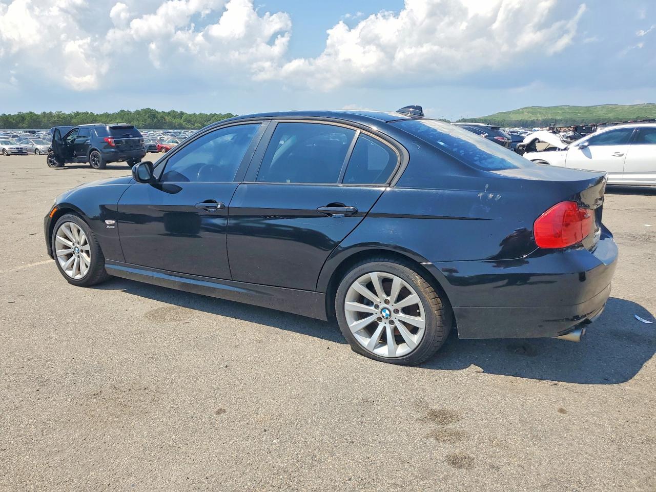 2011 Bmw 328 Черный vin: WBAPK7C53BA820902
