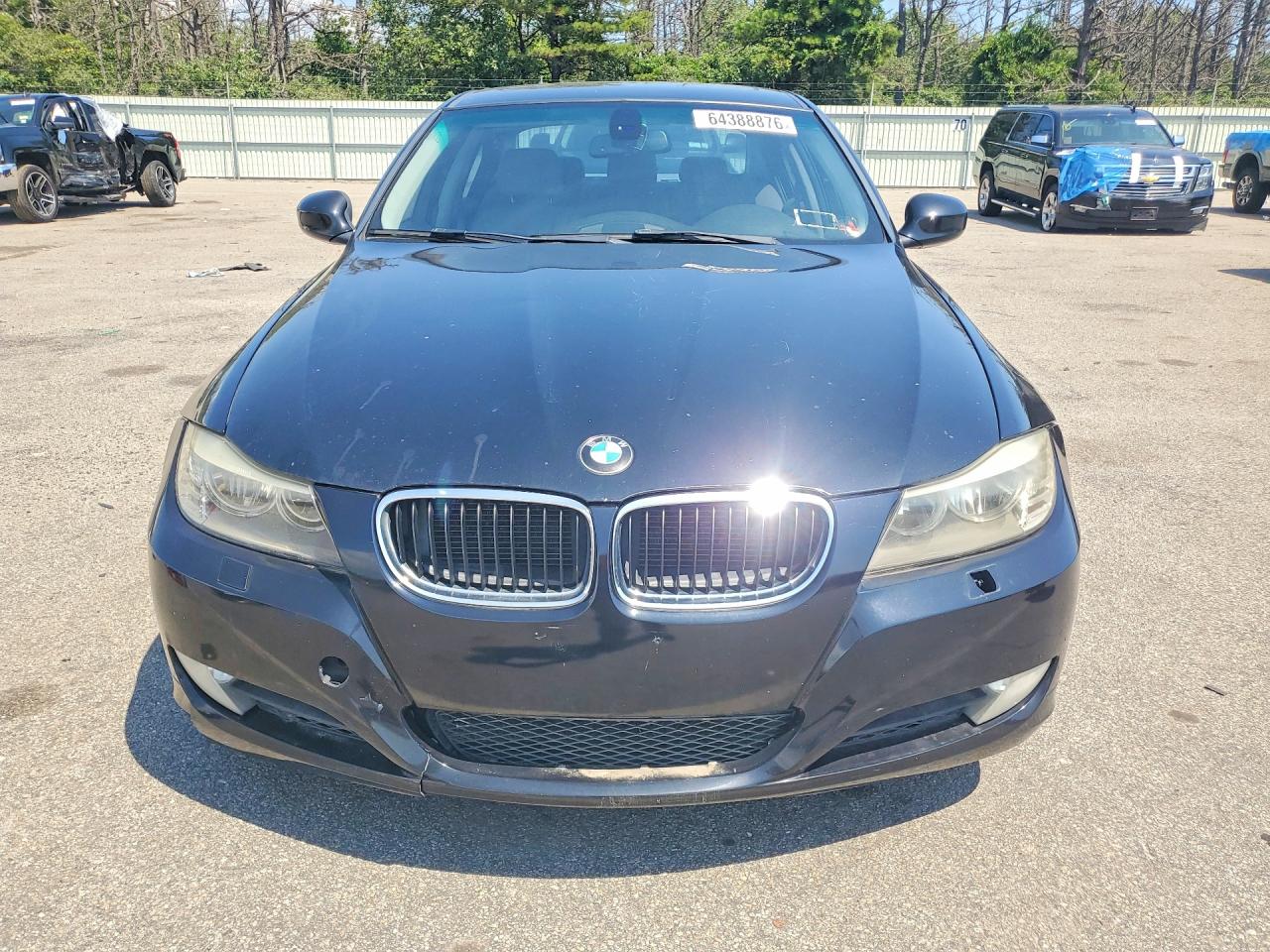 2011 Bmw 328 Черный vin: WBAPK7C53BA820902