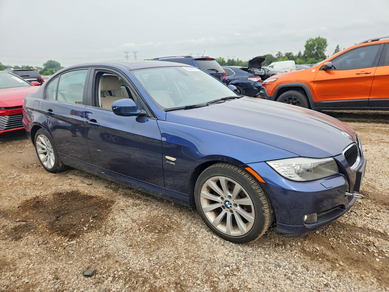 2011 Bmw 328 Xi Blue vin: WBAPK7C53BF087205